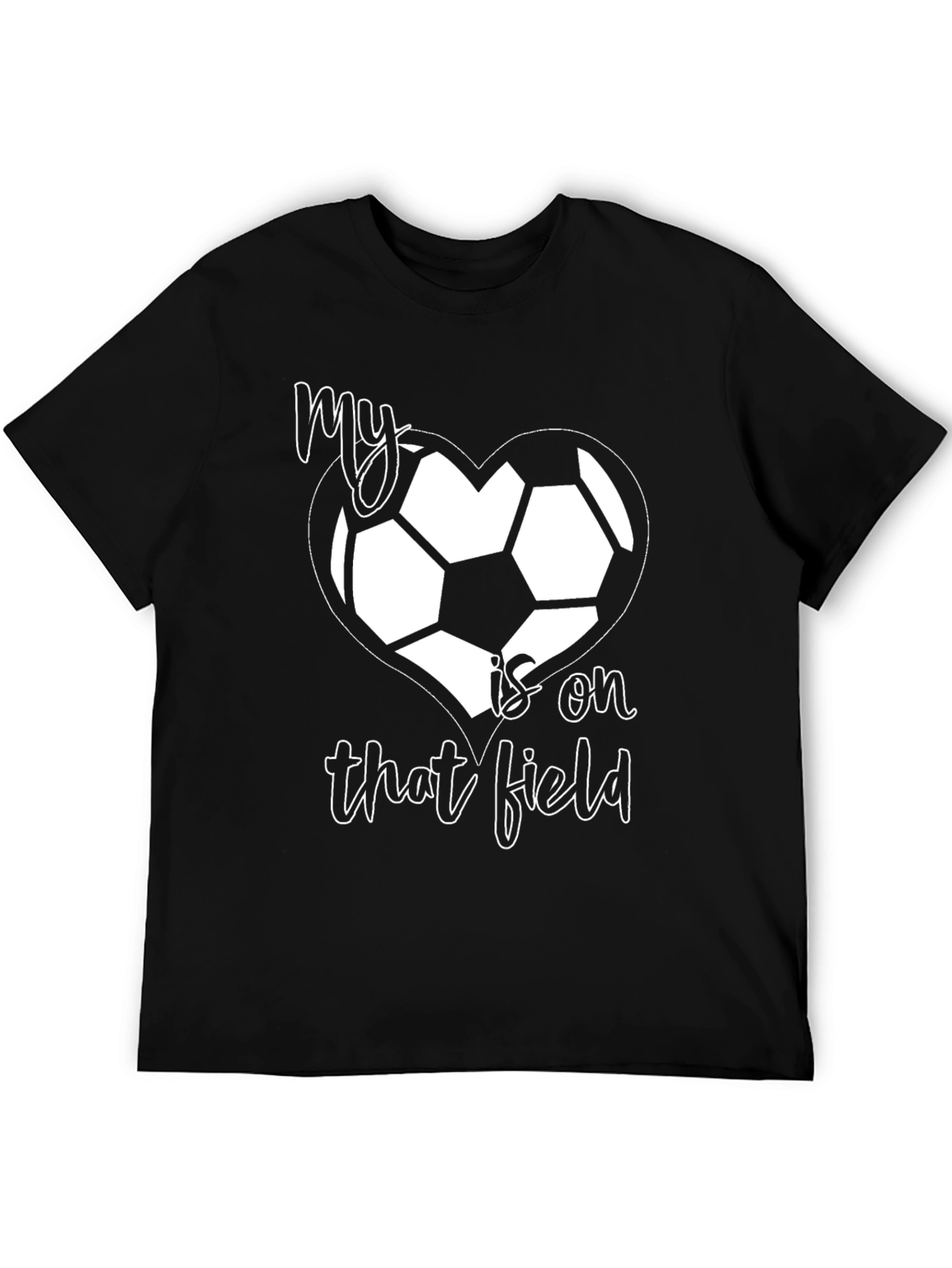 Soccer Mom Tee - My Heart is on That Field