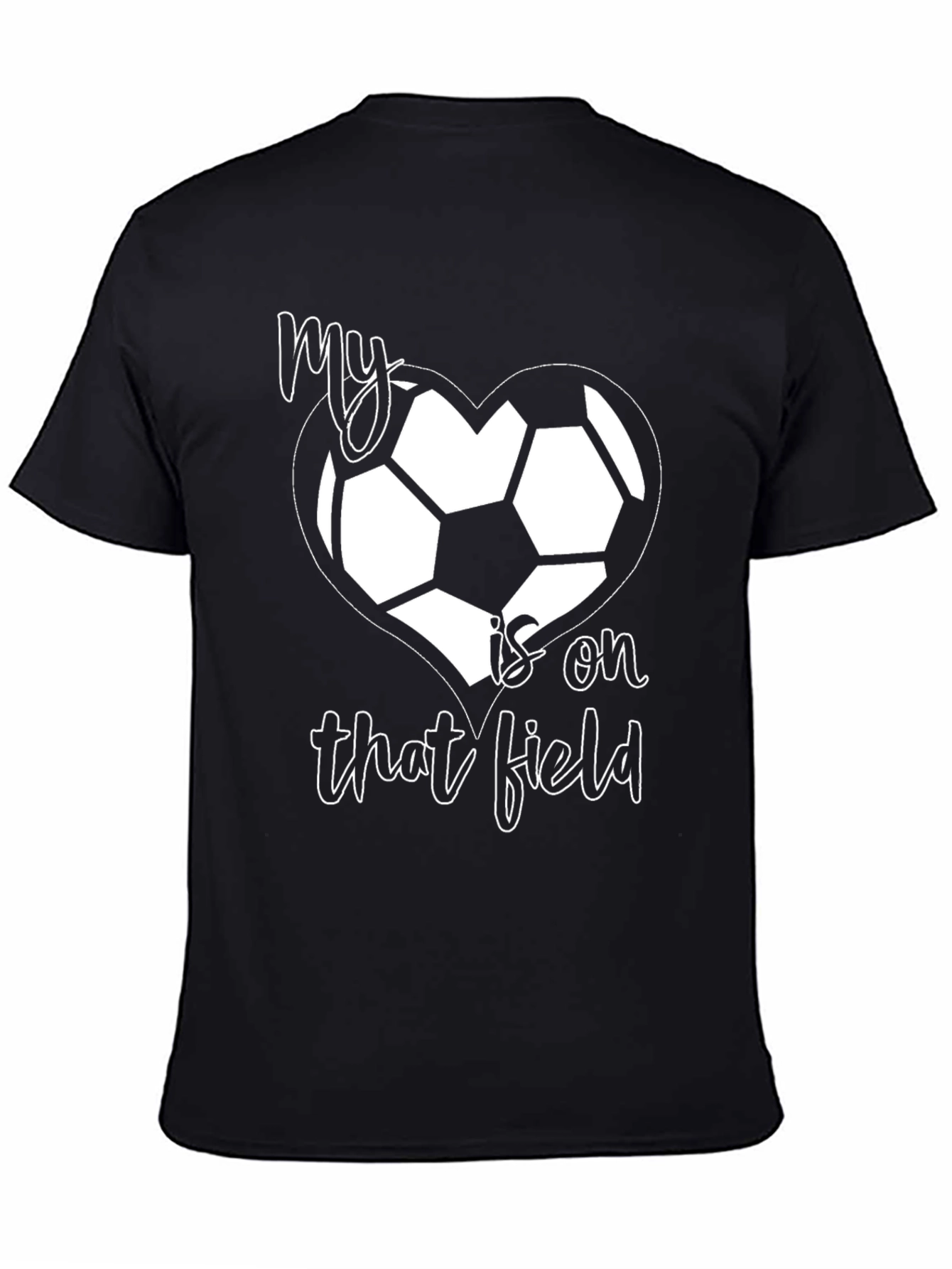 Soccer Mom Tee - My Heart is on That Field