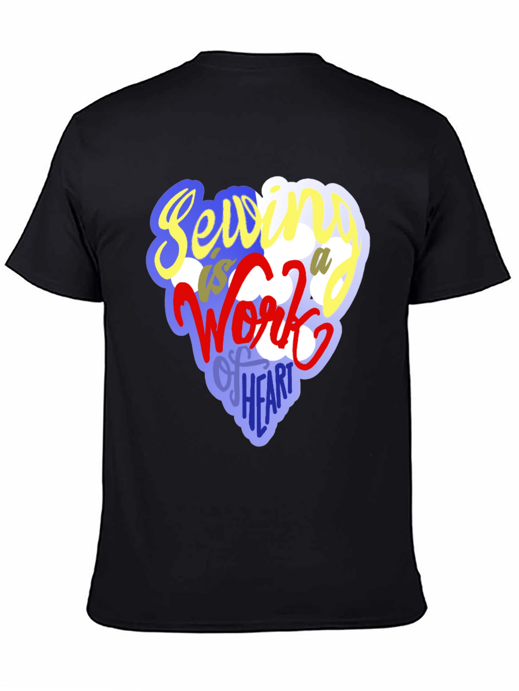 Sewing Heart T-Shirt - Unique Crafting Design