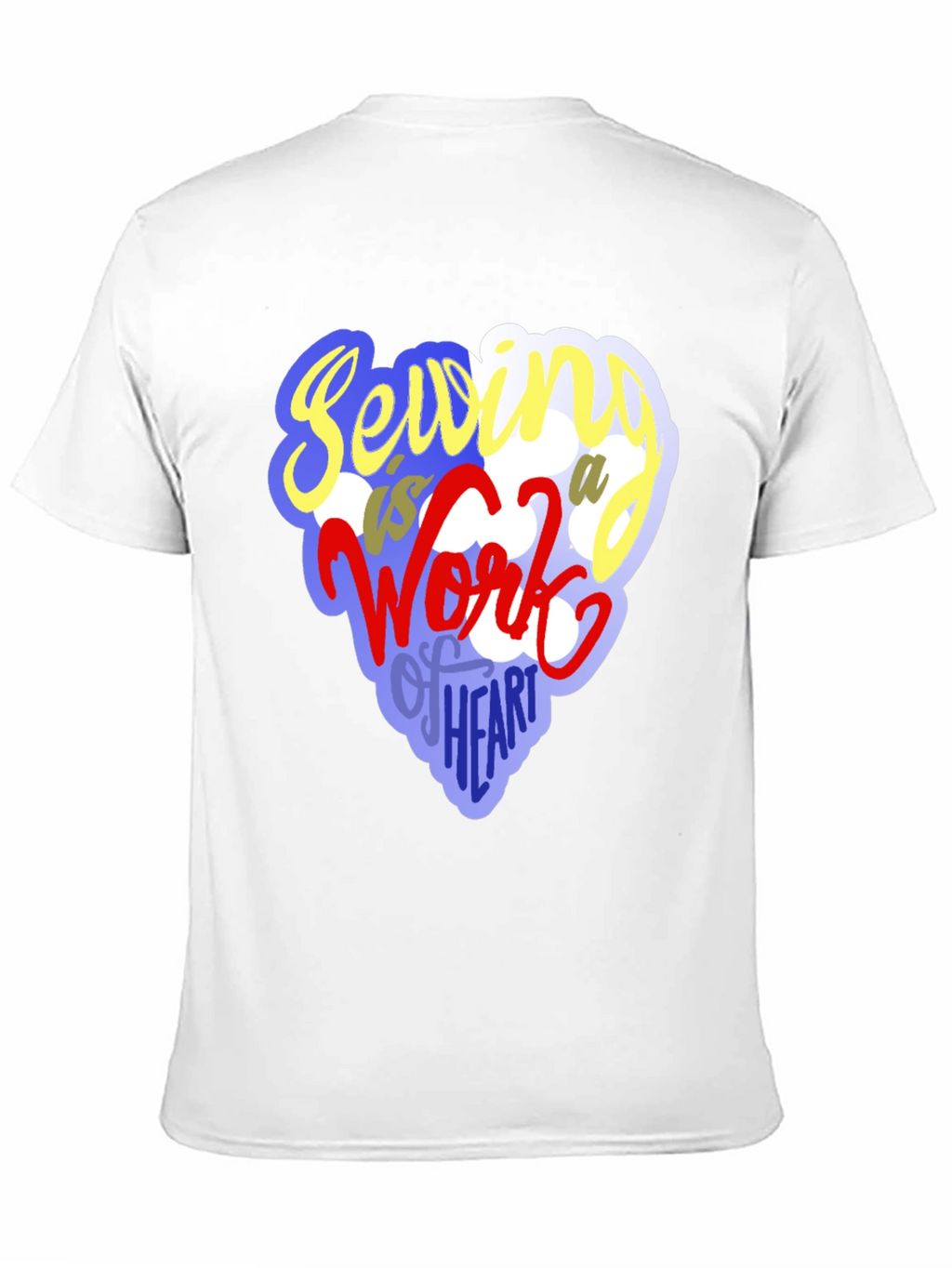 Sewing Heart T-Shirt - Unique Crafting Design