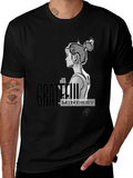 Grateful Mindset Graphic T-Shirt - Black