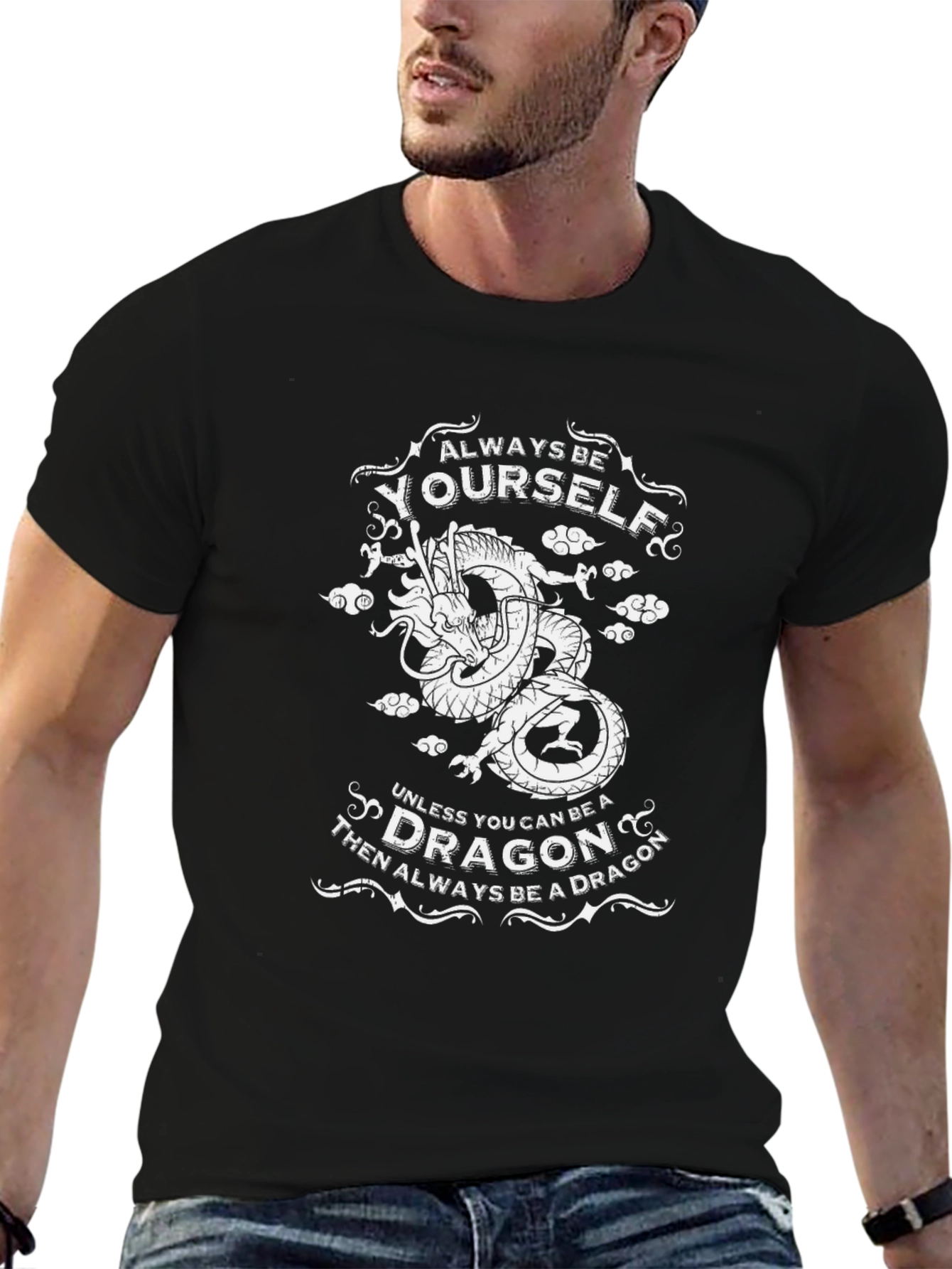 Dragon Graphic T-Shirt - Always Be Yourself