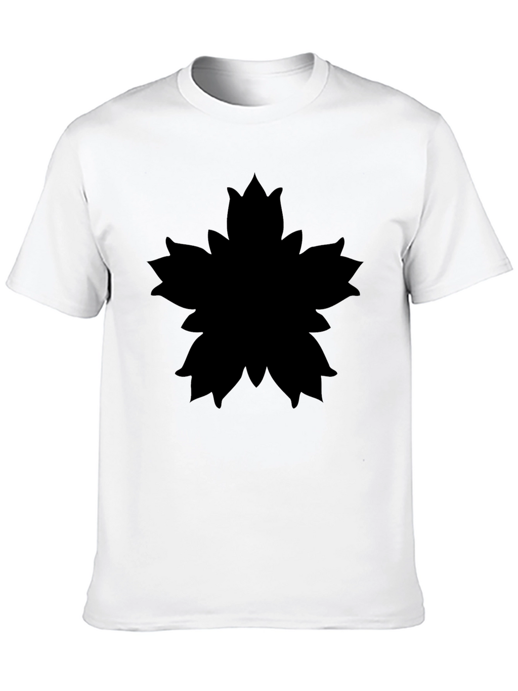Black Sakura Blossom Graphic T-Shirt - Stylish Comfort