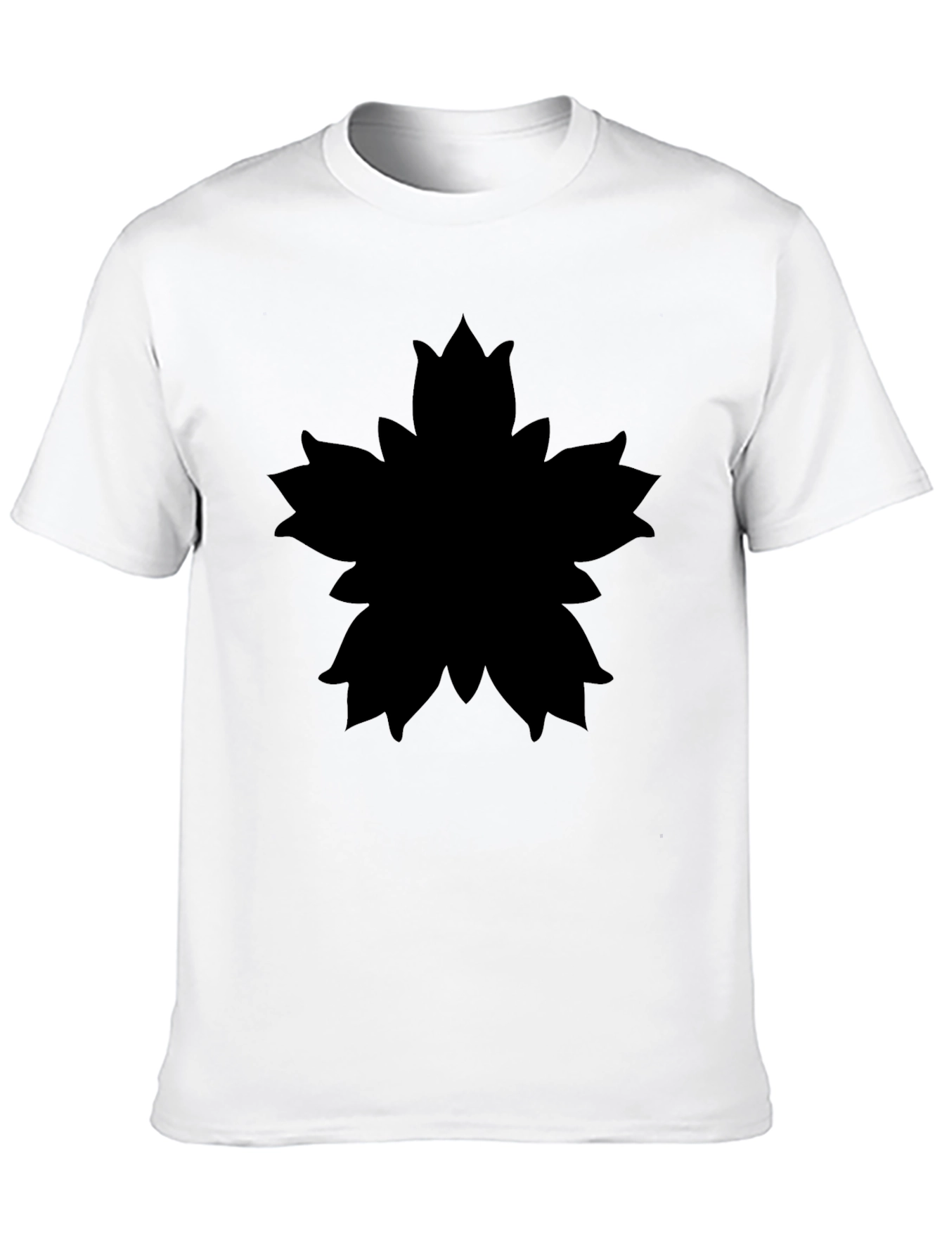 Black Sakura Blossom Graphic T-Shirt - Stylish Comfort