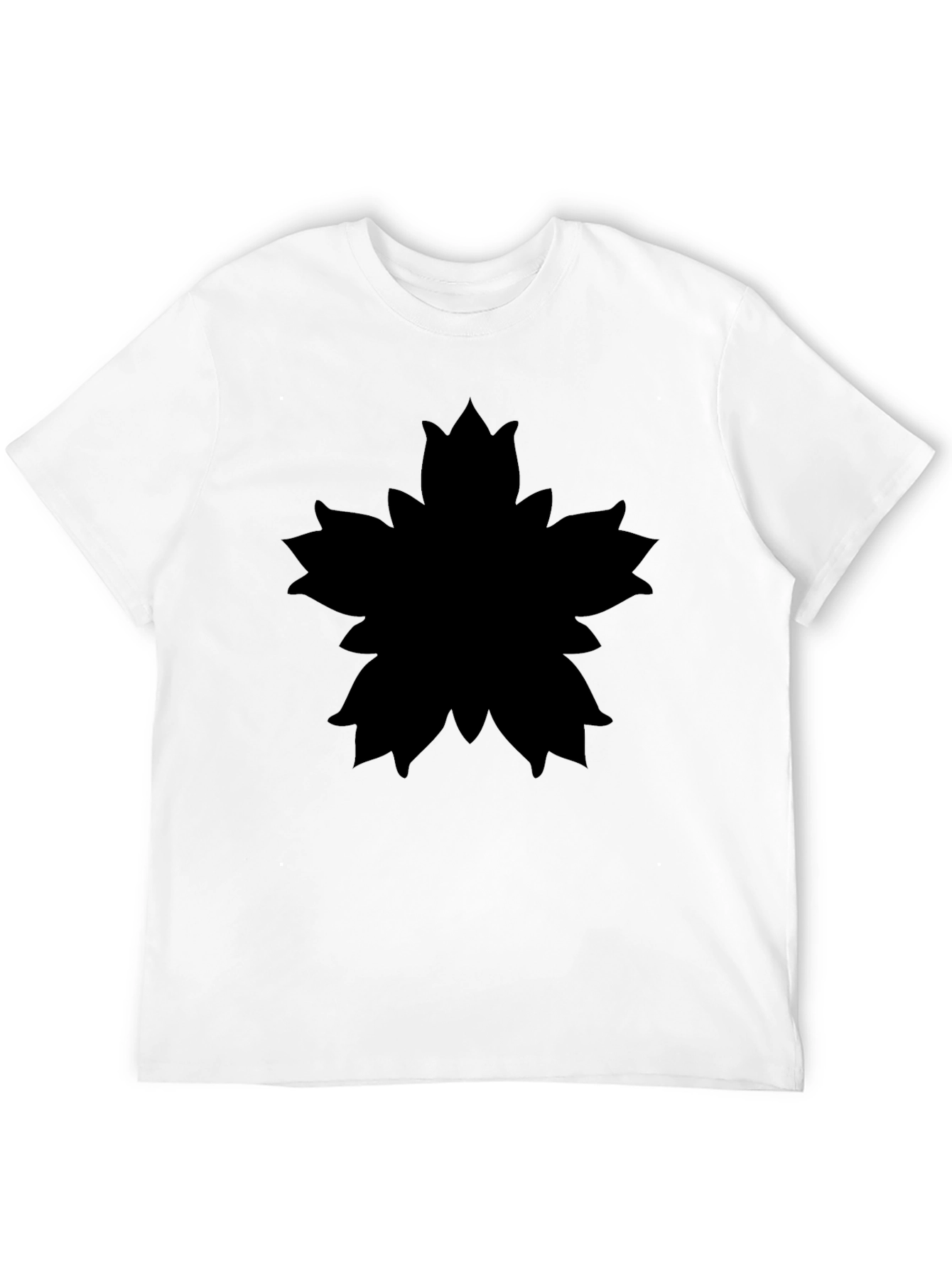 Black Sakura Blossom Graphic T-Shirt - Stylish Comfort
