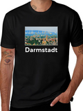 Darmstadt Skyline Black T-Shirt