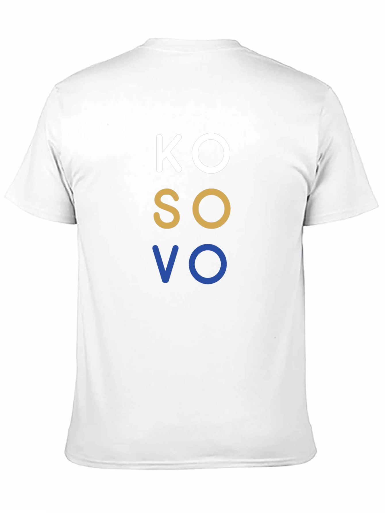 Kosovo Graphic Tee - Black Cotton T-Shirt