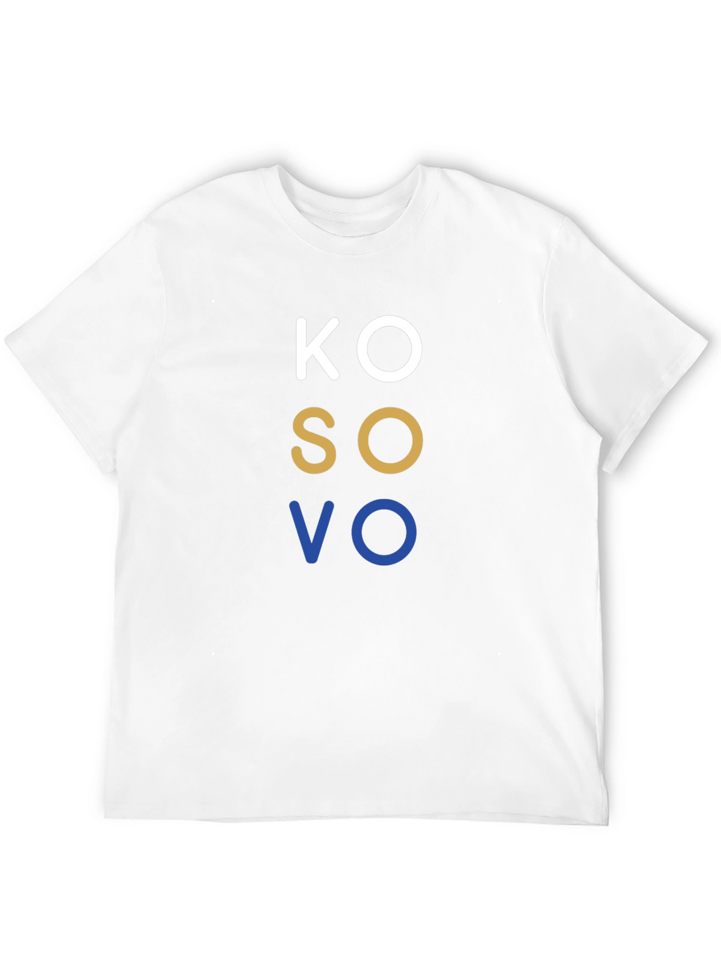 Kosovo Graphic Tee - Black Cotton T-Shirt