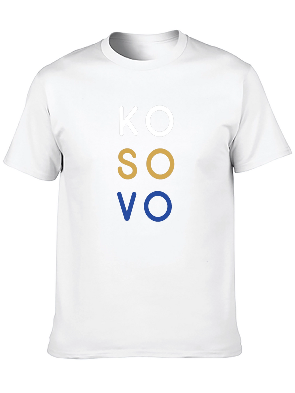 Kosovo Graphic Tee - Black Cotton T-Shirt