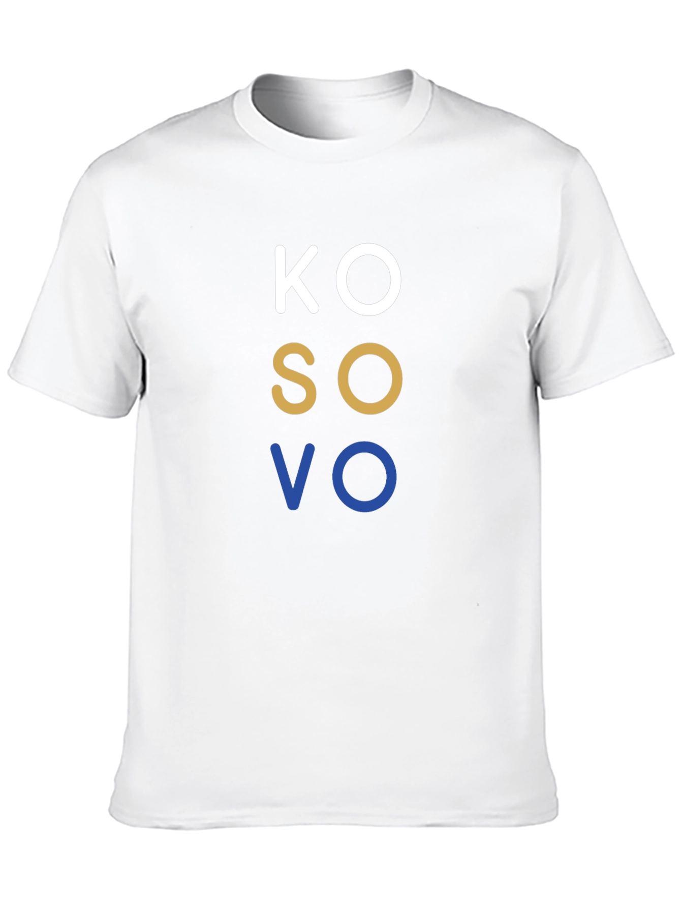 Kosovo Graphic Tee - Black Cotton T-Shirt