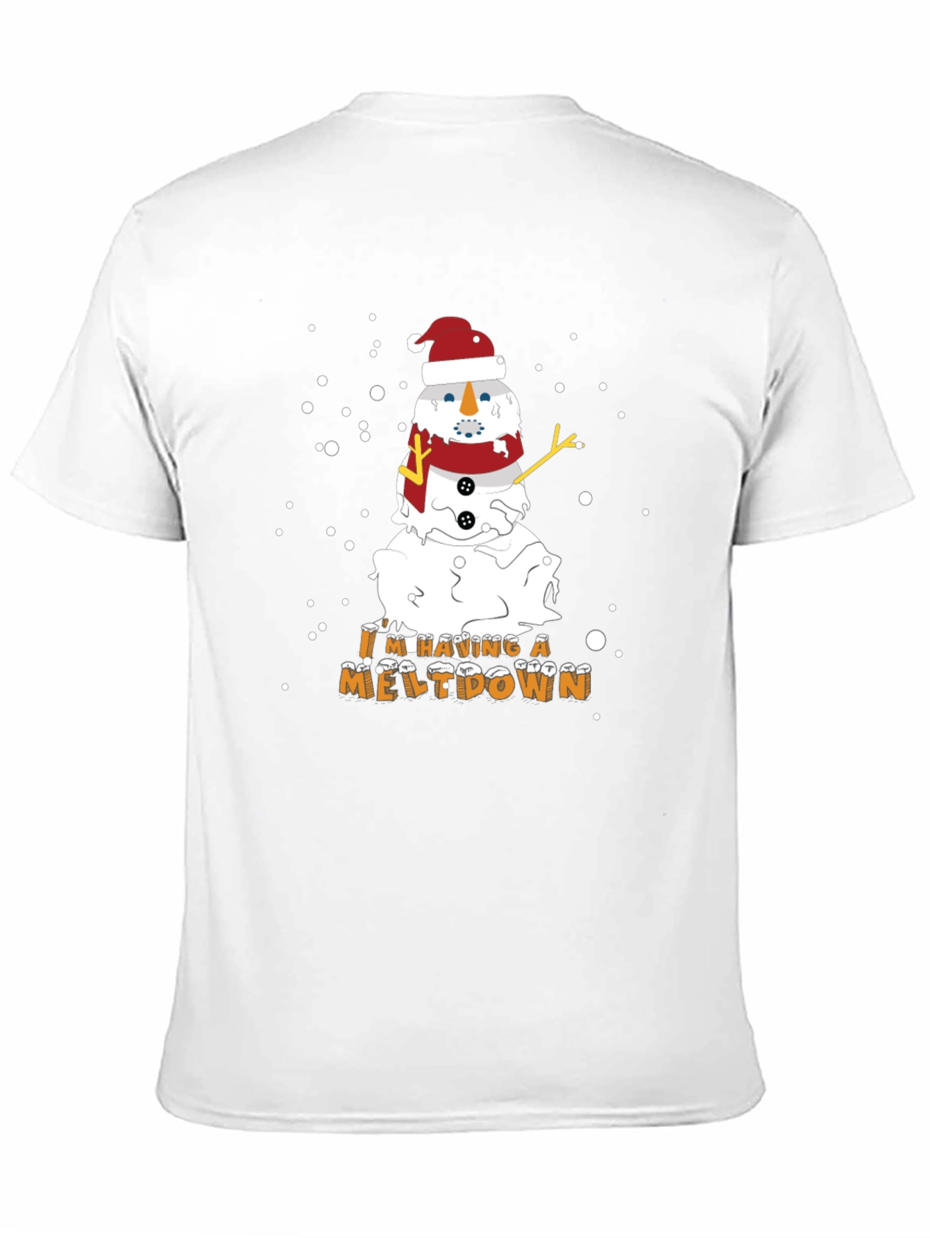 Melting Snowman Christmas Graphic Tee