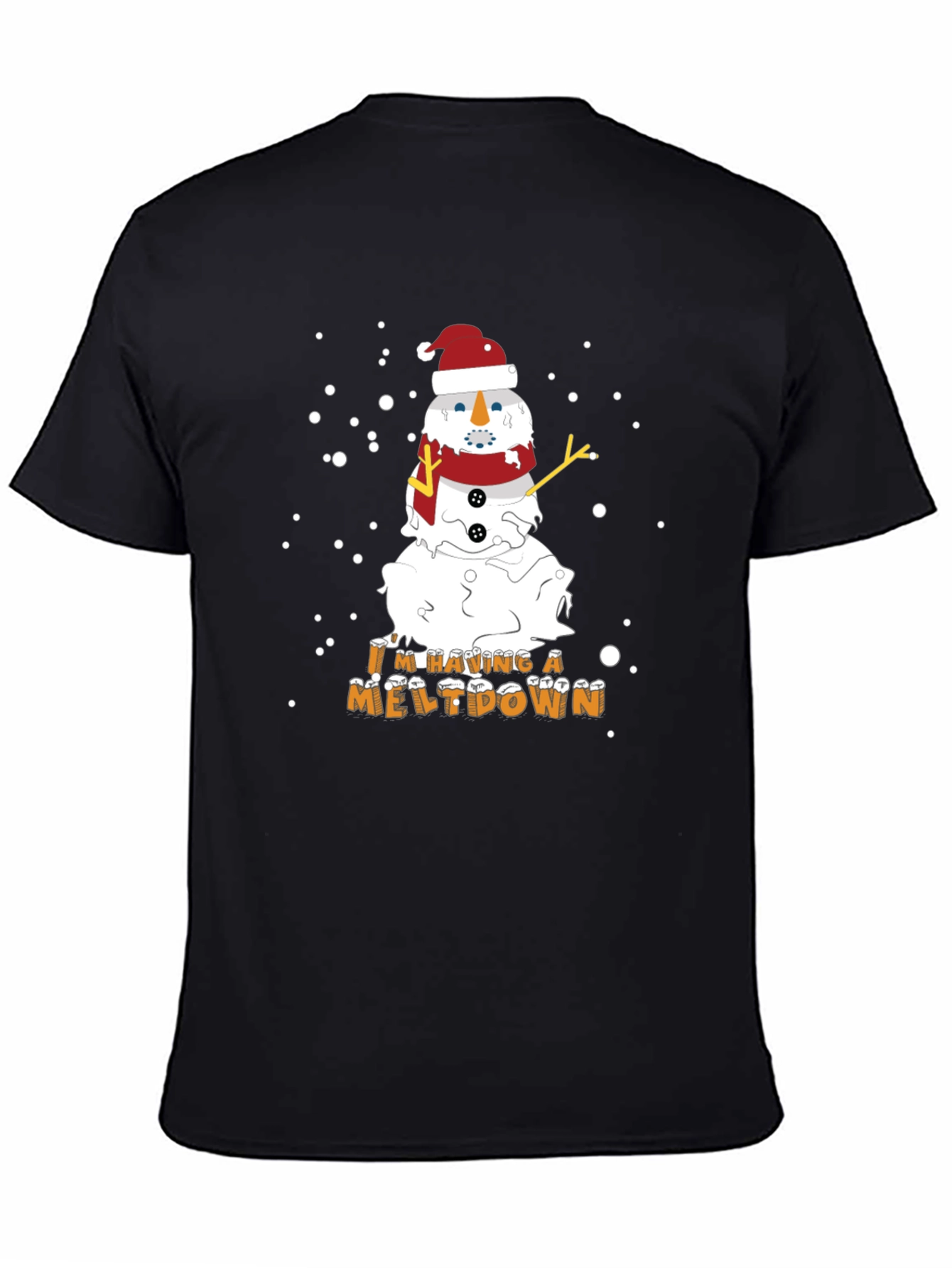 Melting Snowman Christmas Graphic Tee