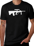 Tactical AUG Rifle Graphic T-Shirt