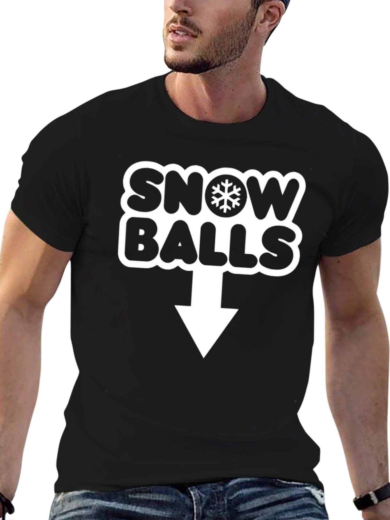 Snow Balls Novelty Graphic T-Shirt