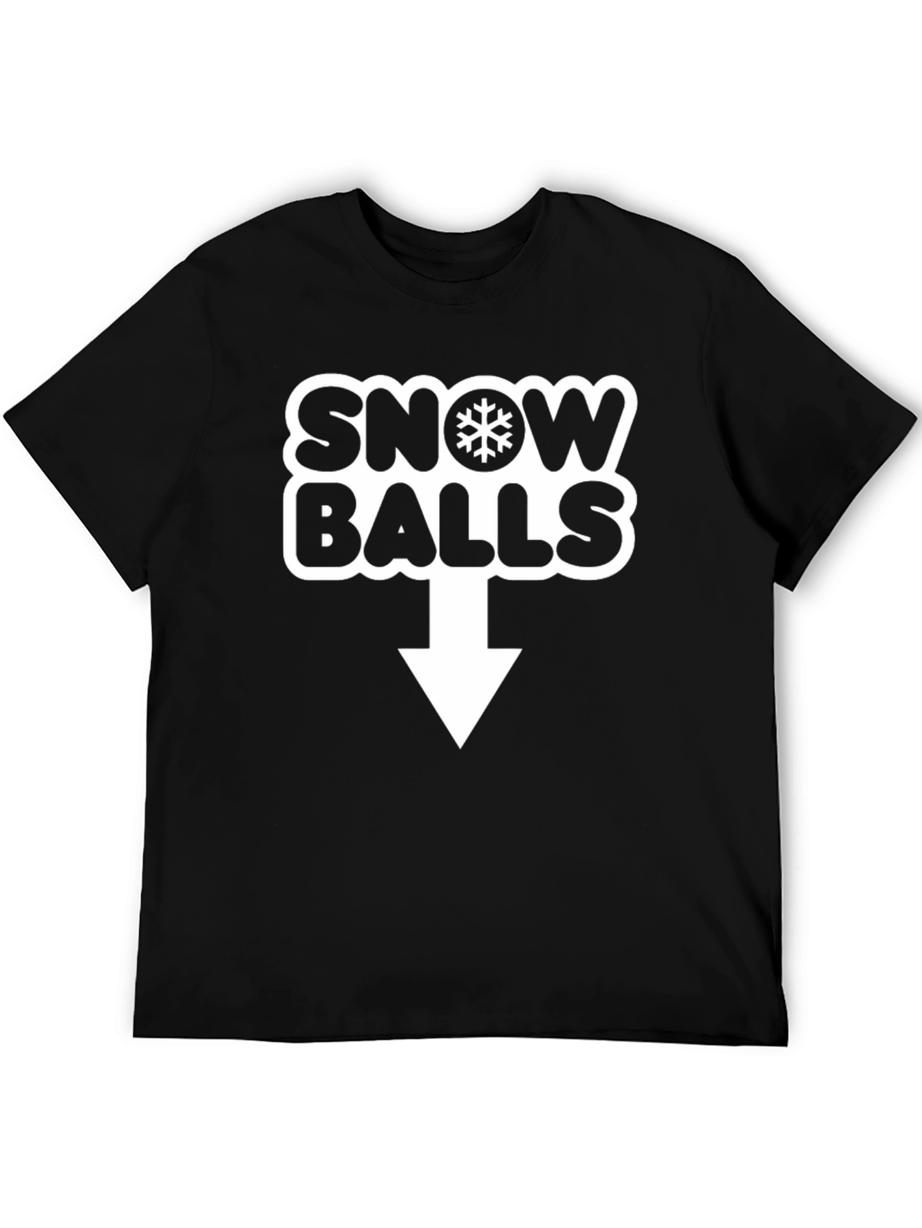Snow Balls Novelty Graphic T-Shirt