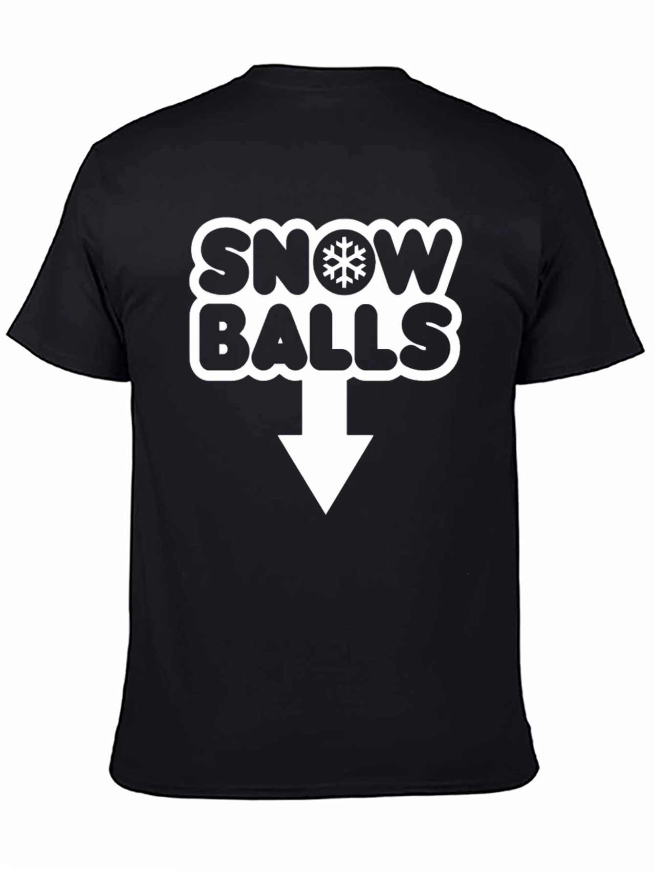 Snow Balls Novelty Graphic T-Shirt