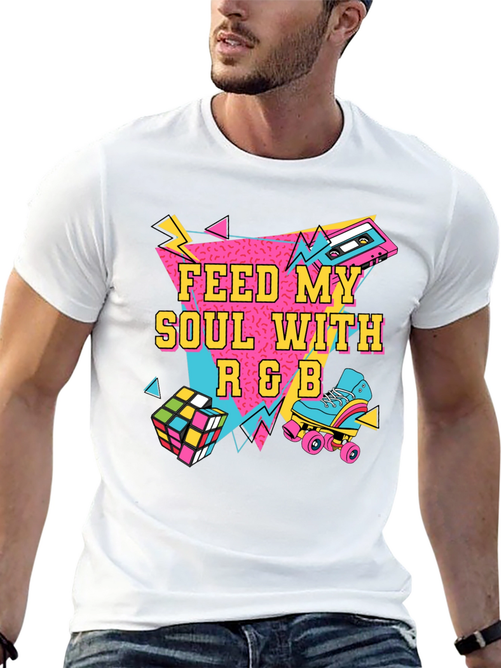 Retro R&B Music Graphic T-Shirt