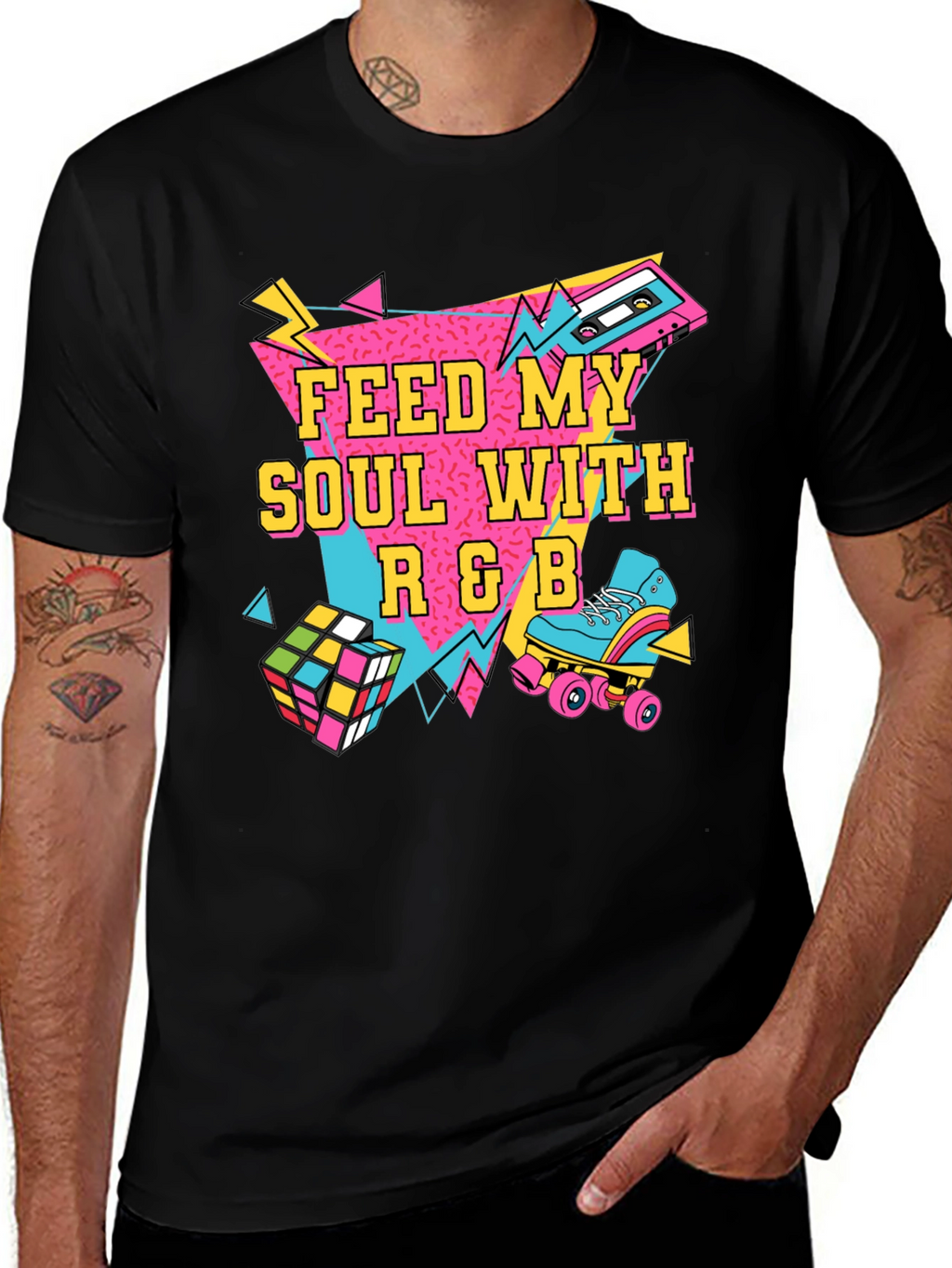 Retro R&B Music Graphic T-Shirt