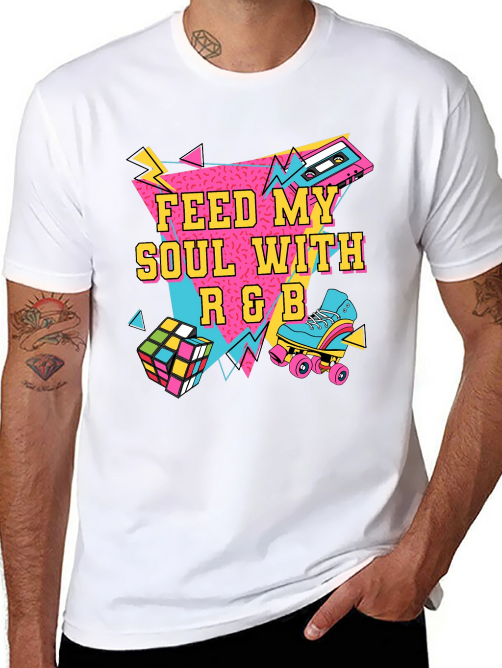 Retro R&B Music Graphic T-Shirt