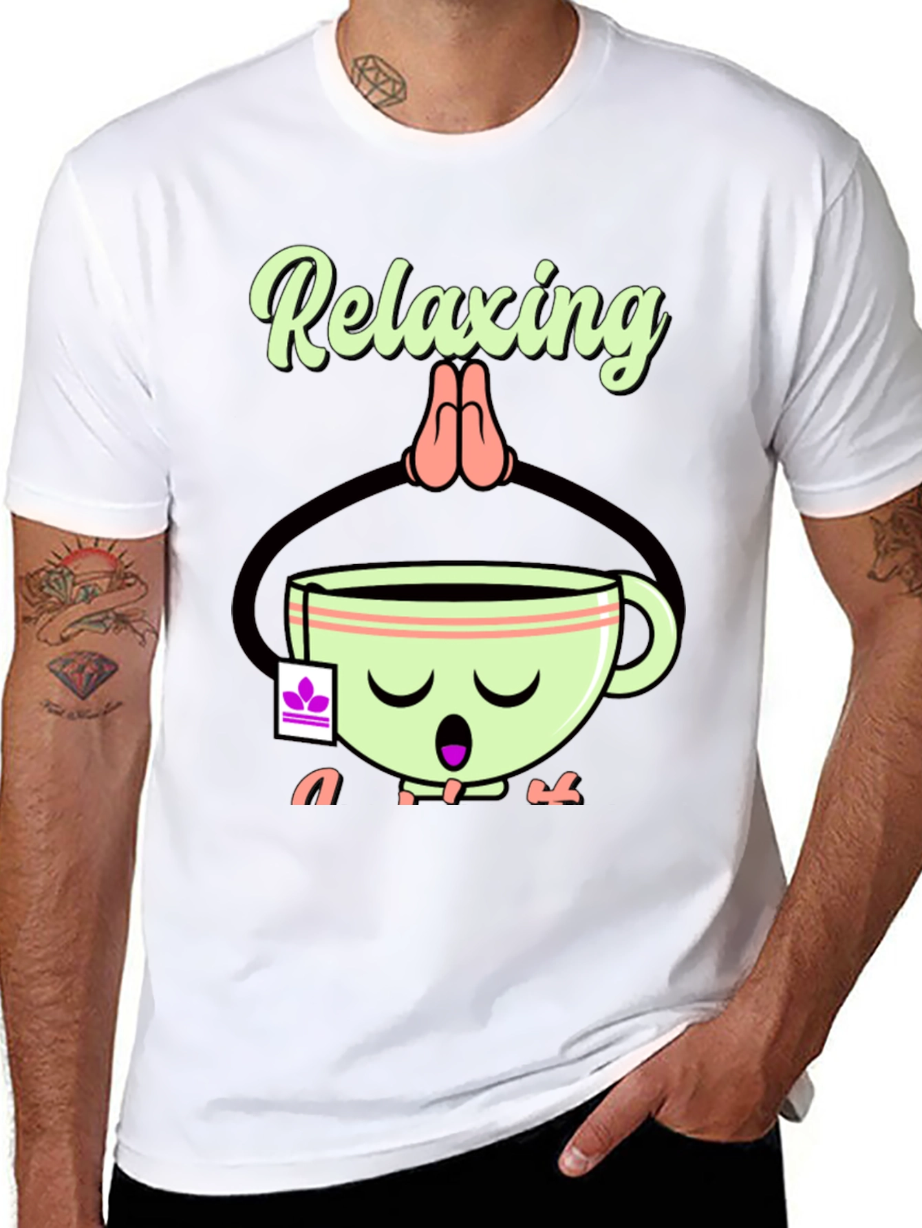 Relaxing Tea Cup Meditation T-Shirt