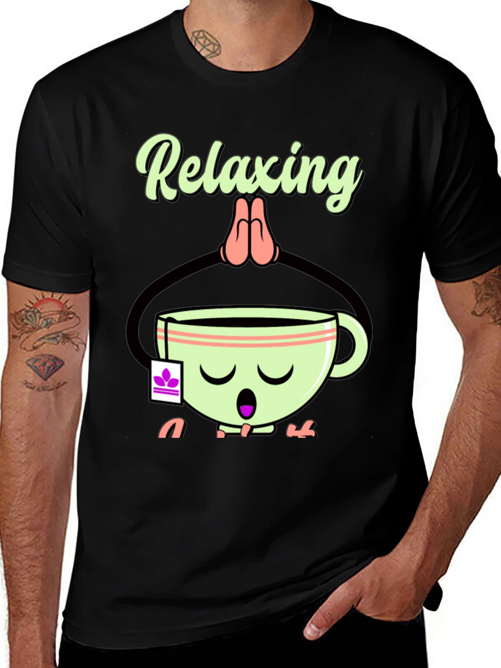 Relaxing Tea Cup Meditation T-Shirt