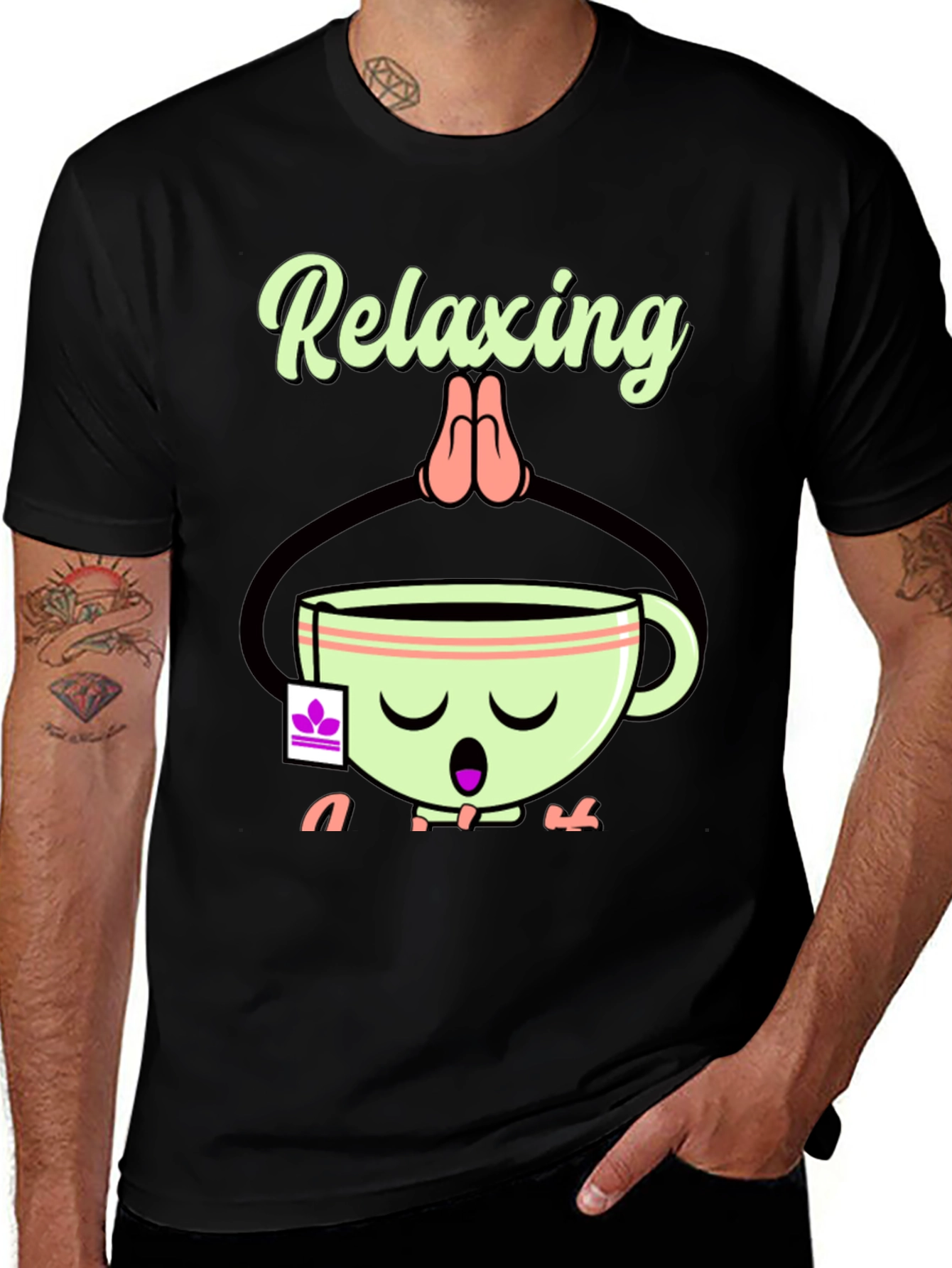 Relaxing Tea Cup Meditation T-Shirt