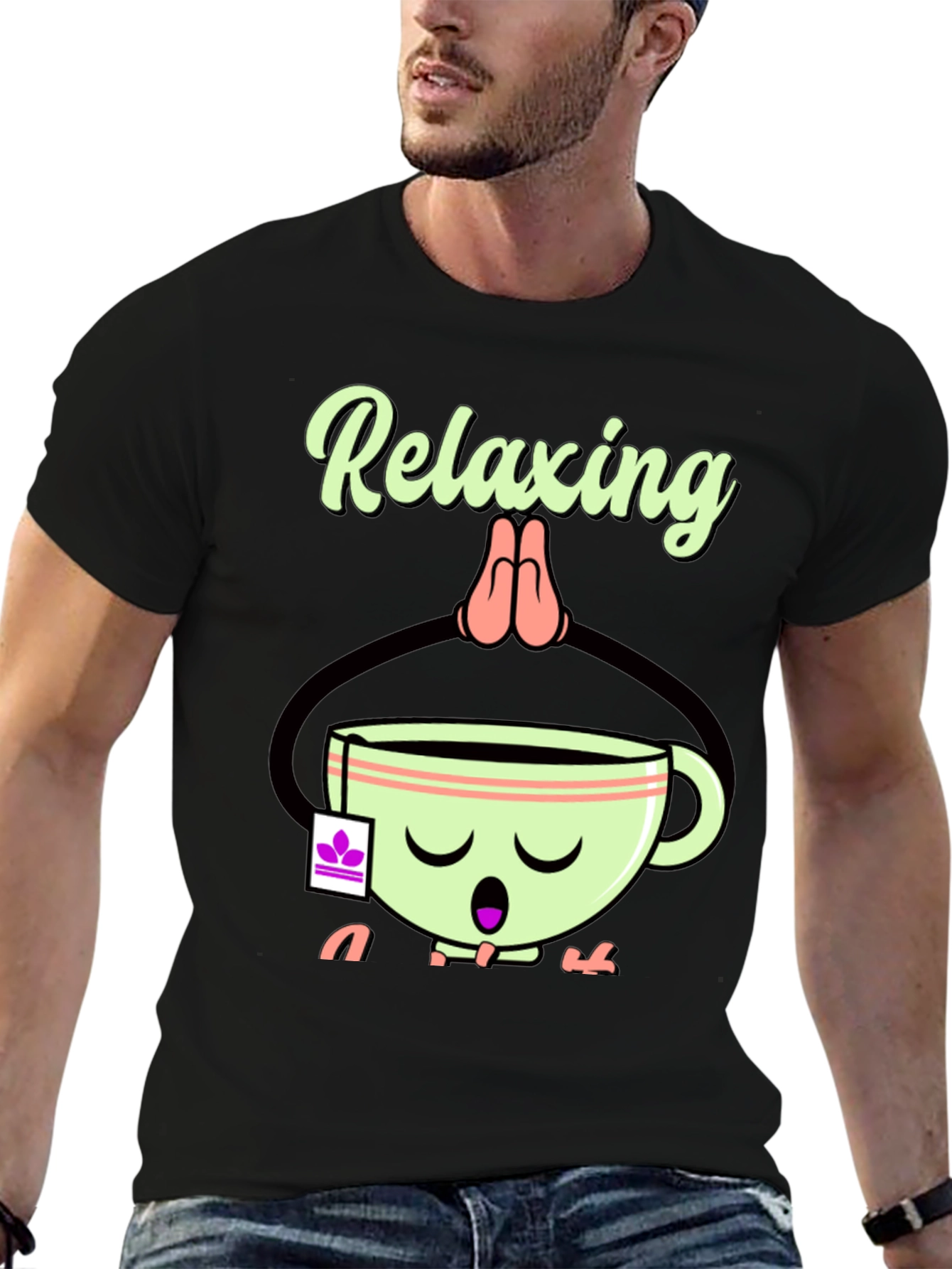 Relaxing Tea Cup Meditation T-Shirt