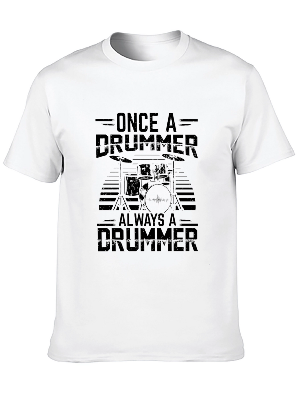 Drummer Graphic T-Shirt - Black