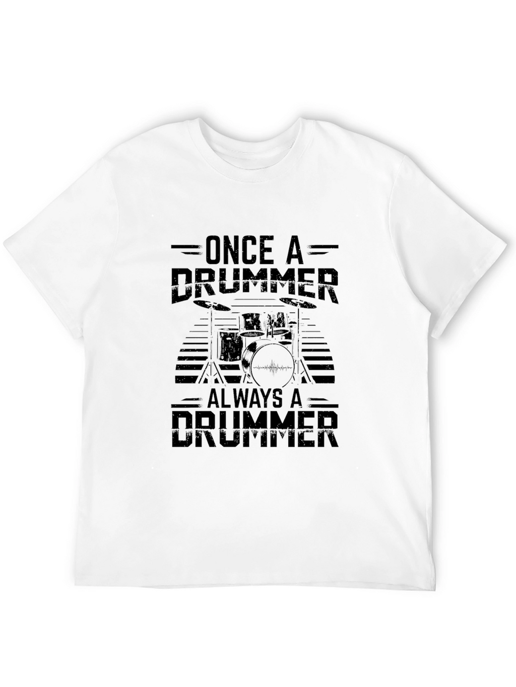 Drummer Graphic T-Shirt - Black