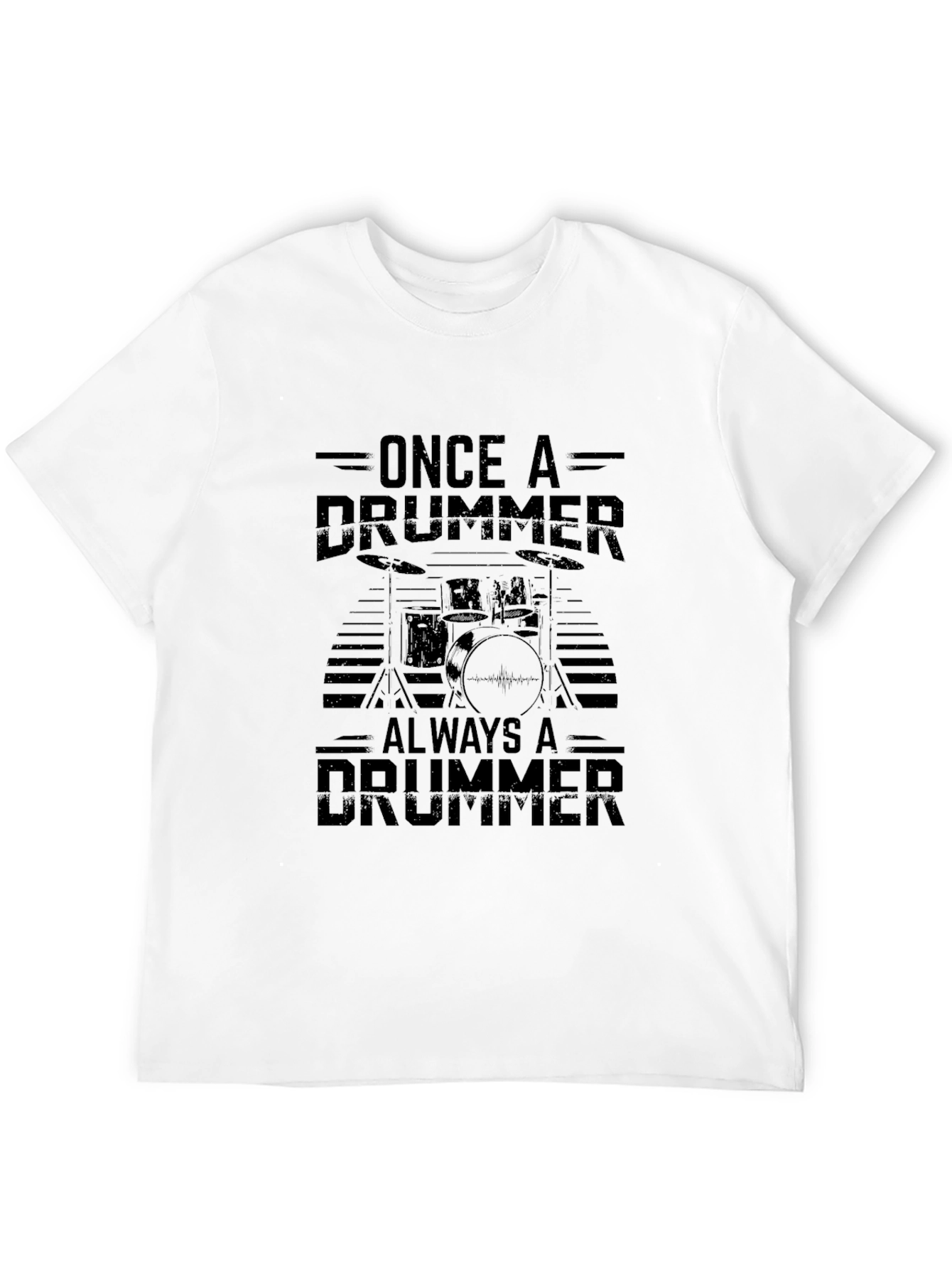 Drummer Graphic T-Shirt - Black