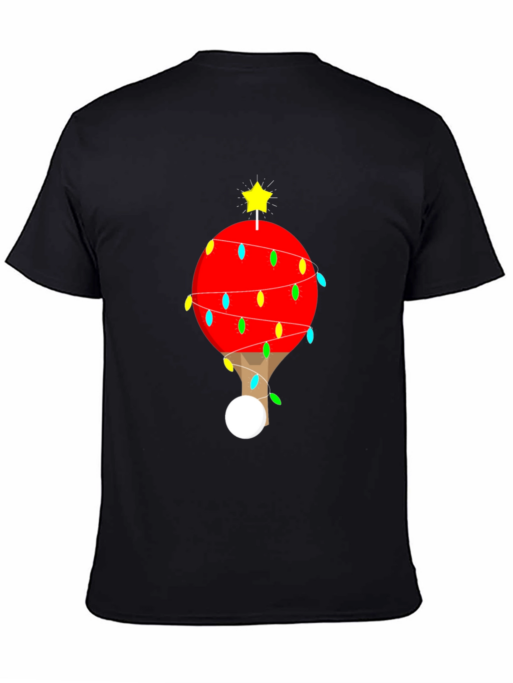 Festive Table Tennis Christmas T-Shirt
