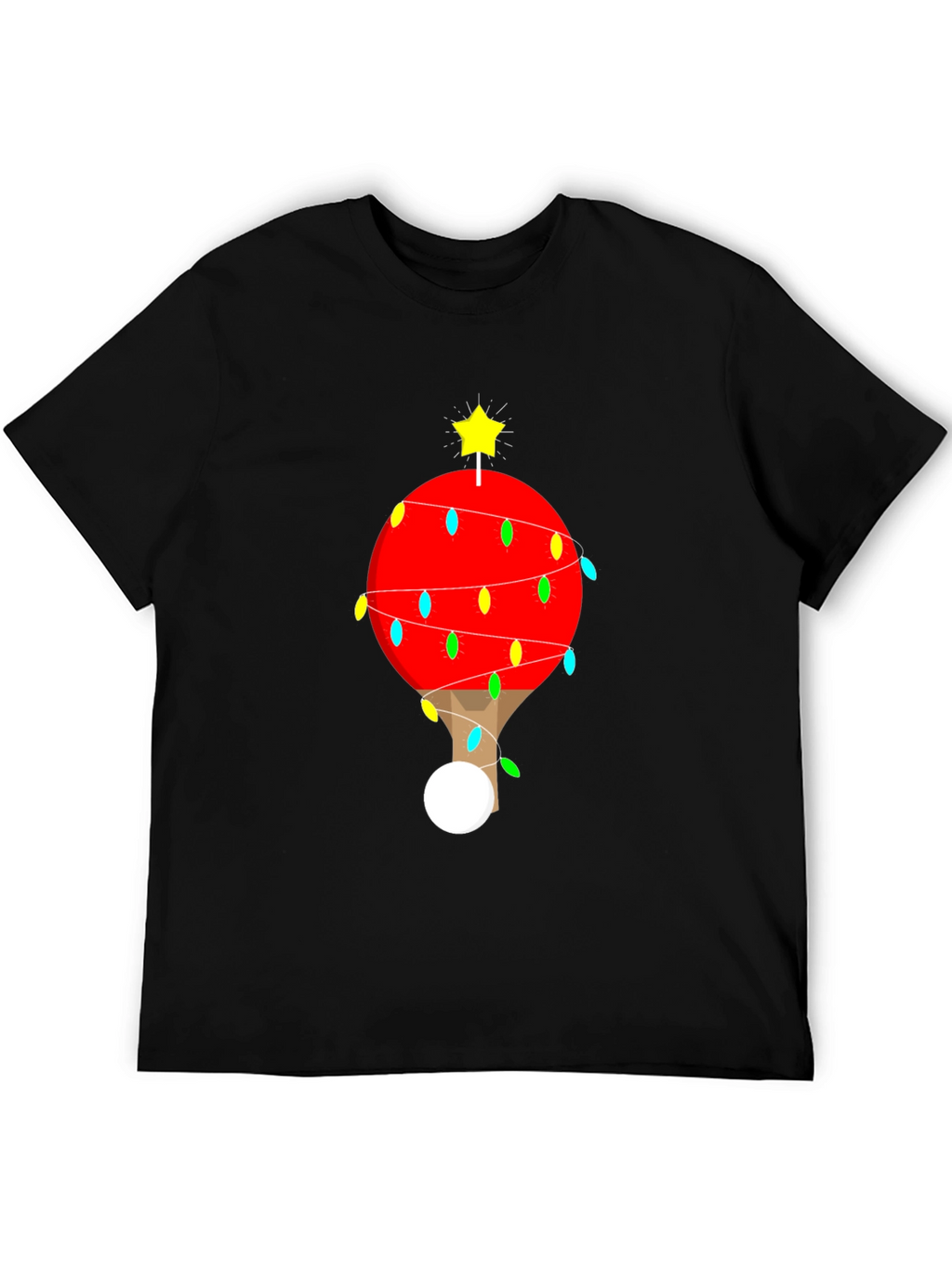 Festive Table Tennis Christmas T-Shirt