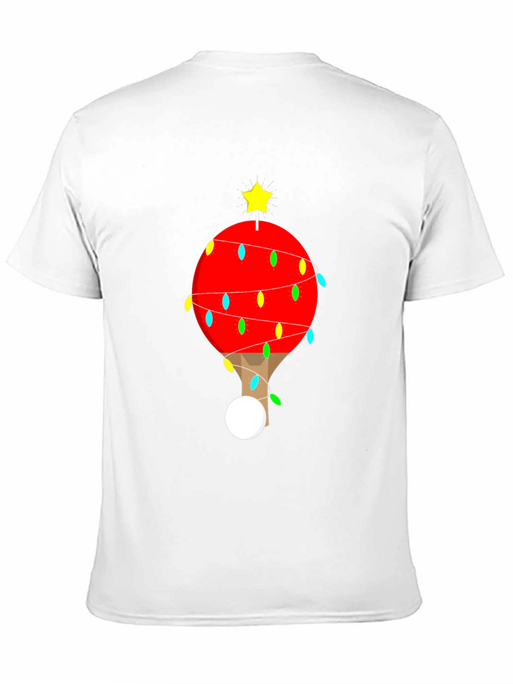 Festive Table Tennis Christmas T-Shirt