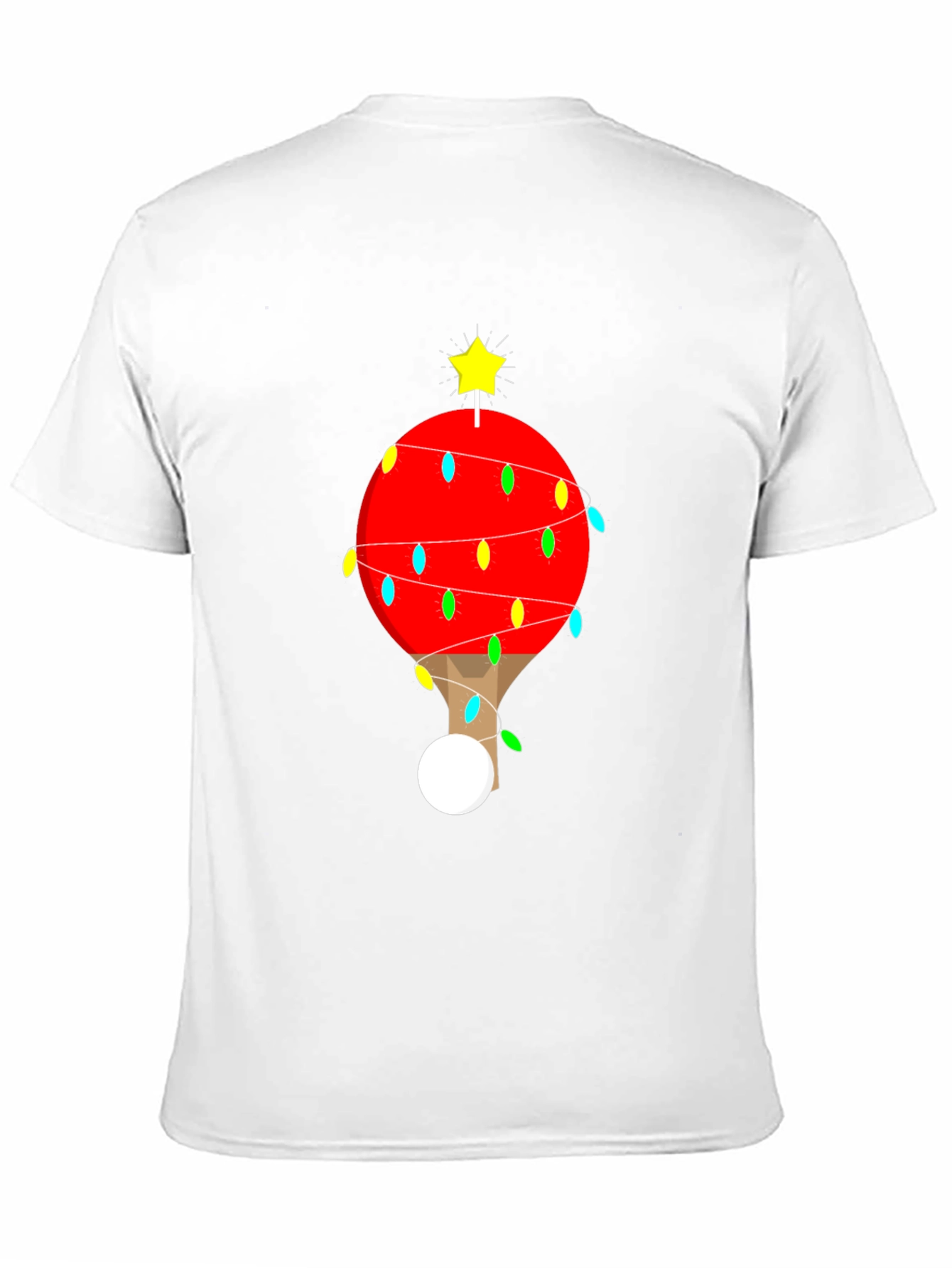 Festive Table Tennis Christmas T-Shirt