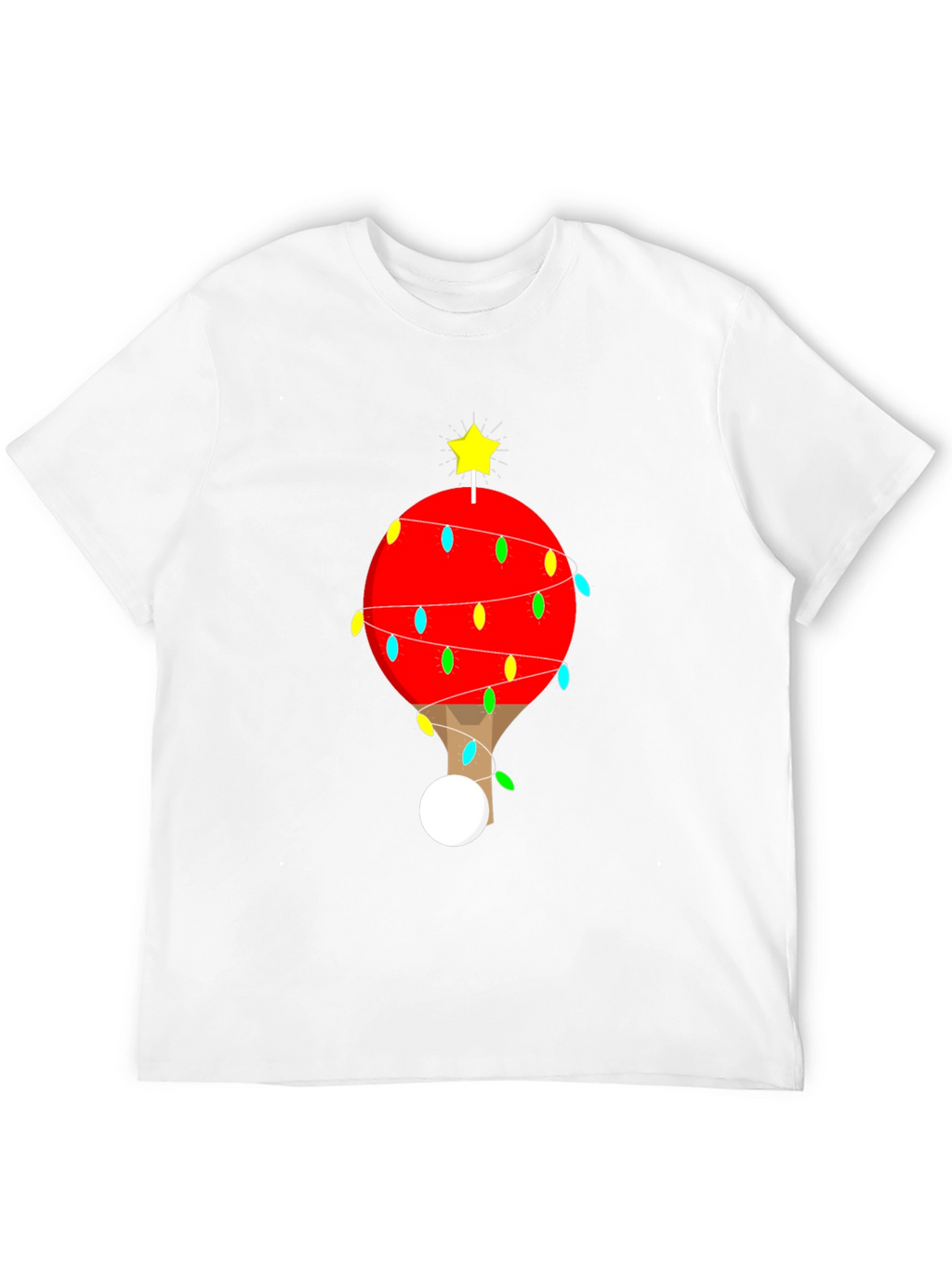 Festive Table Tennis Christmas T-Shirt