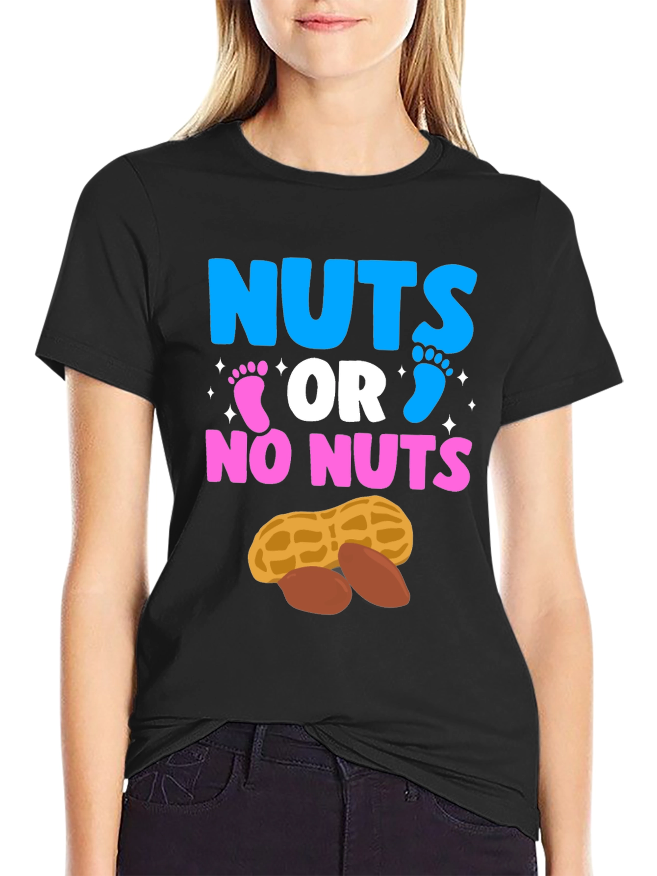 Nuts or No Nuts Gender Reveal T-Shirt