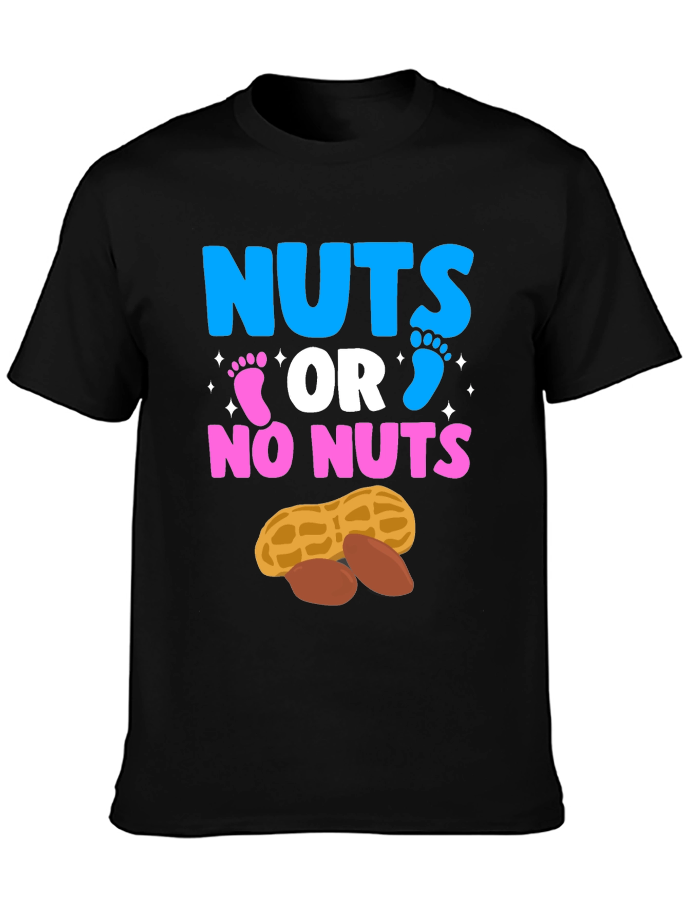 Nuts or No Nuts Gender Reveal T-Shirt