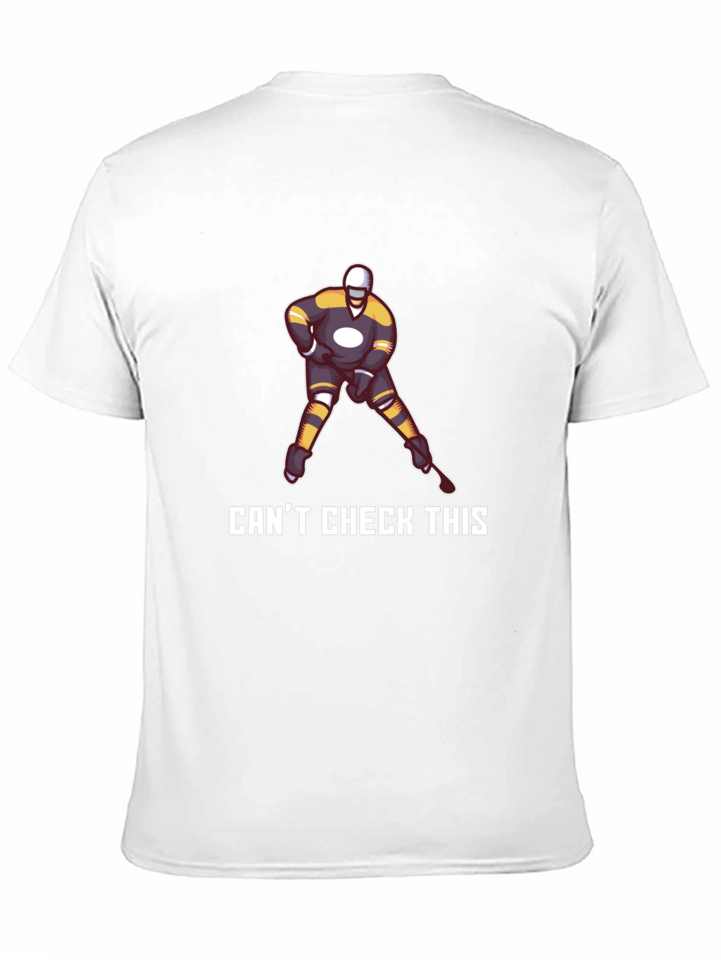 Cant Check This Hockey Graphic T-Shirt