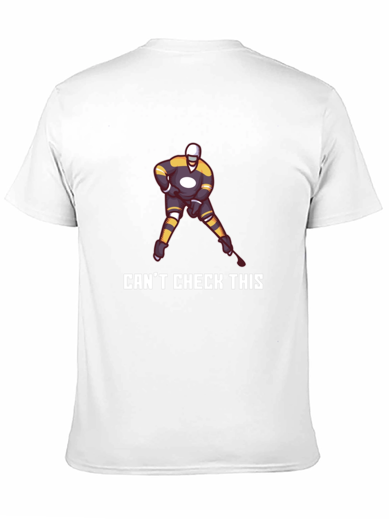 Cant Check This Hockey Graphic T-Shirt