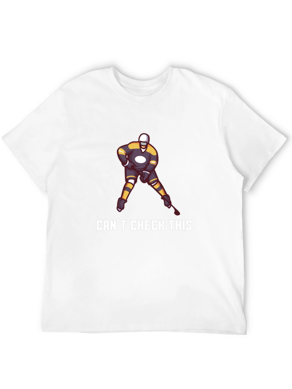 Cant Check This Hockey Graphic T-Shirt