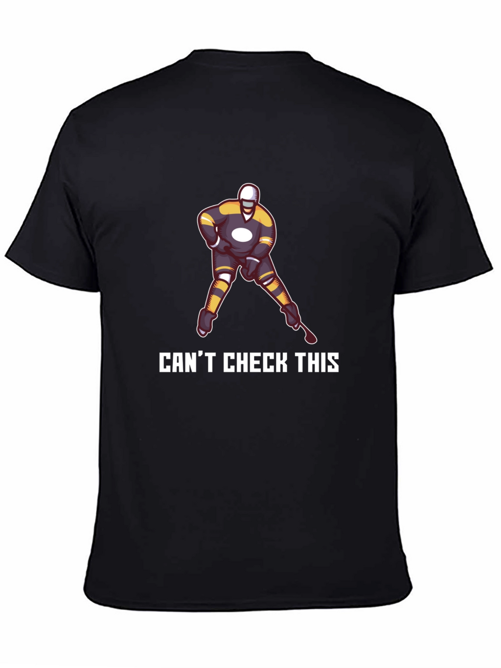 Cant Check This Hockey Graphic T-Shirt