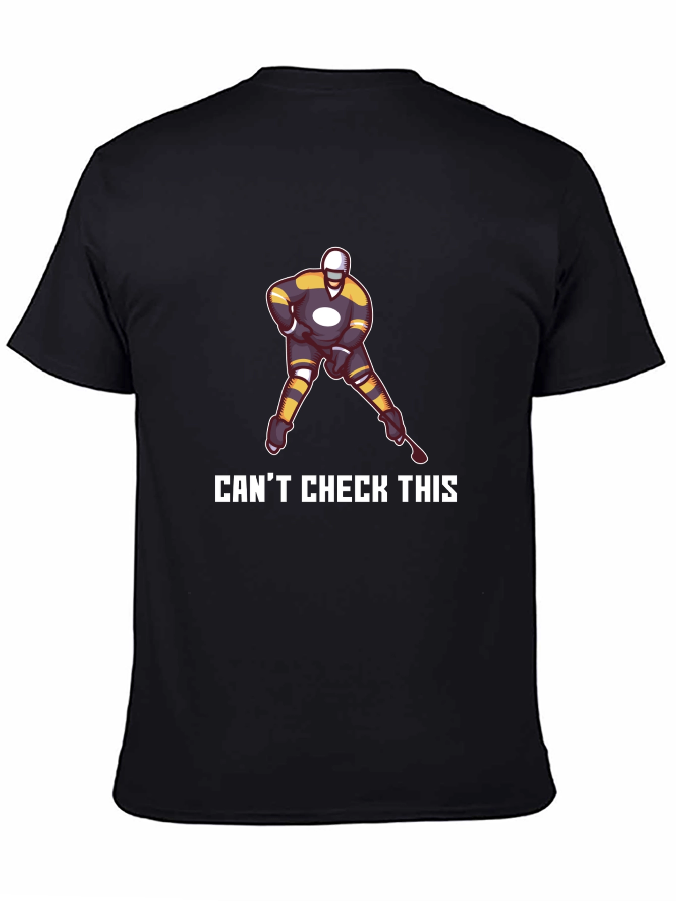 Cant Check This Hockey Graphic T-Shirt