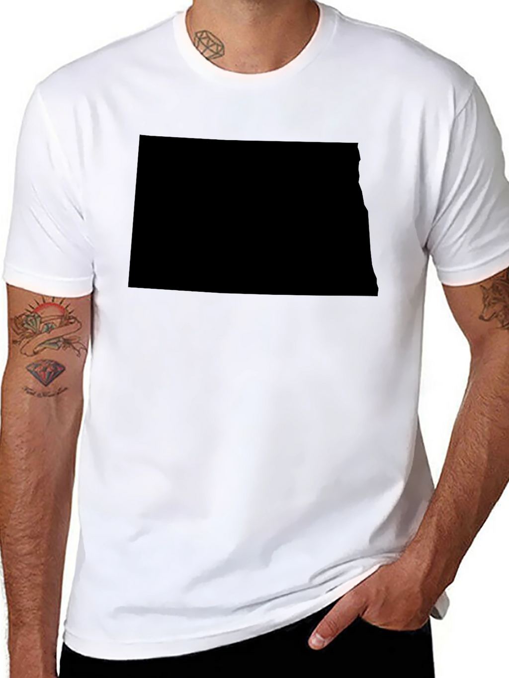 Black North Dakota State T-Shirt