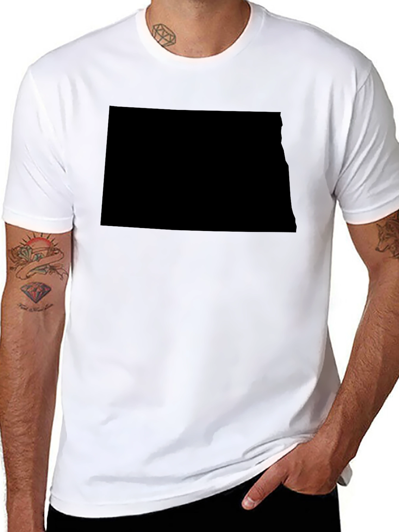 Black North Dakota State T-Shirt