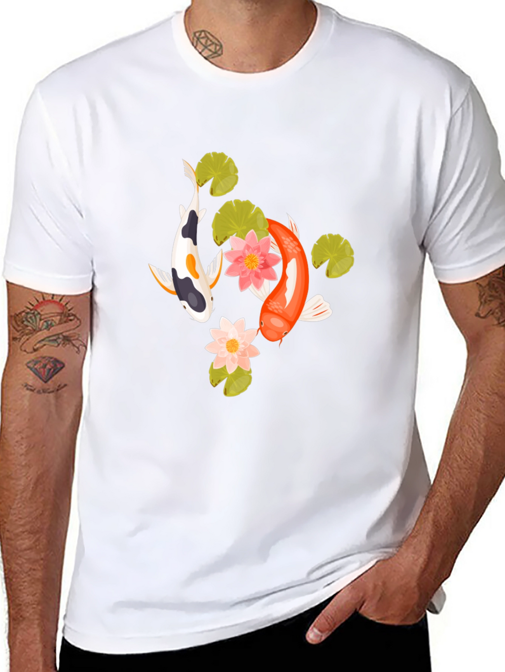 Koi Fish Graphic Tee