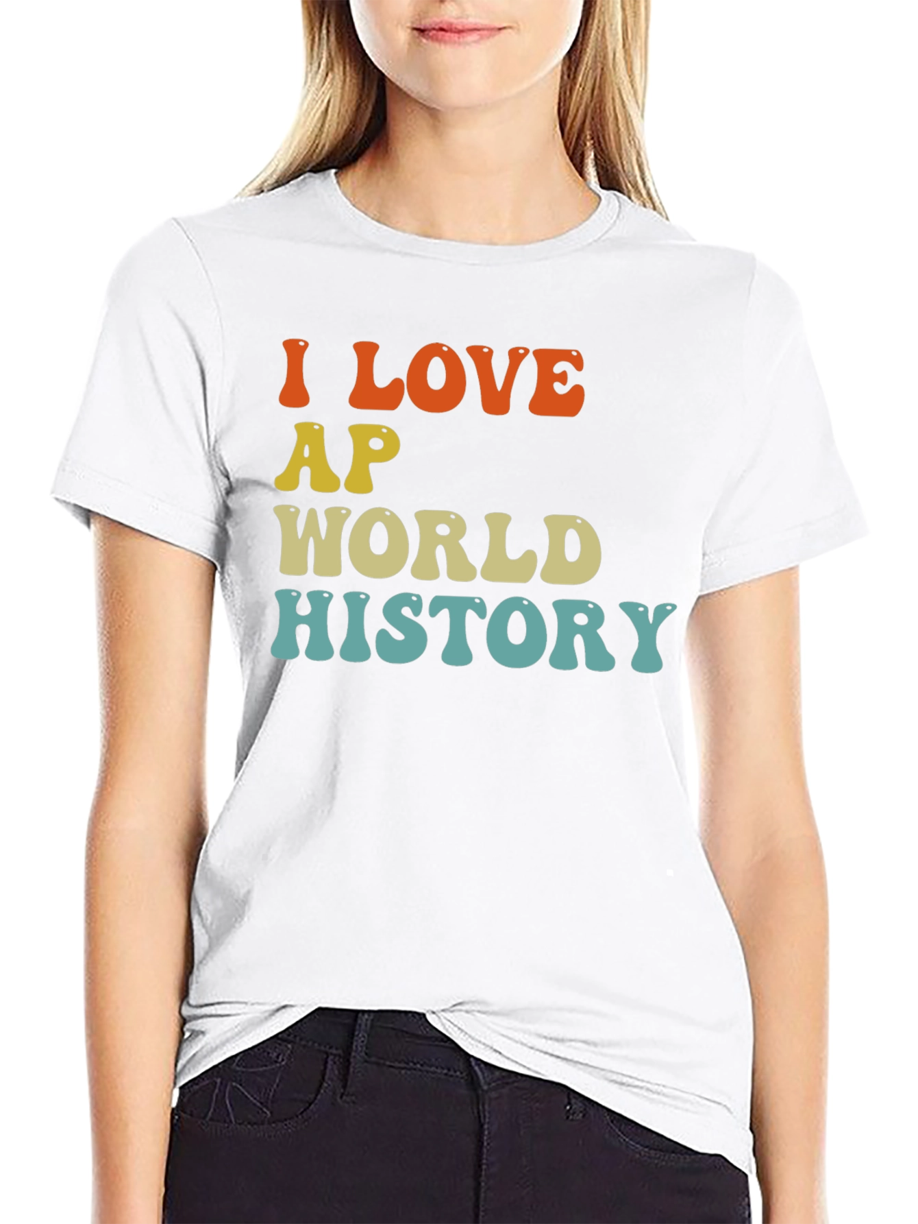 I Love AP World History Tee