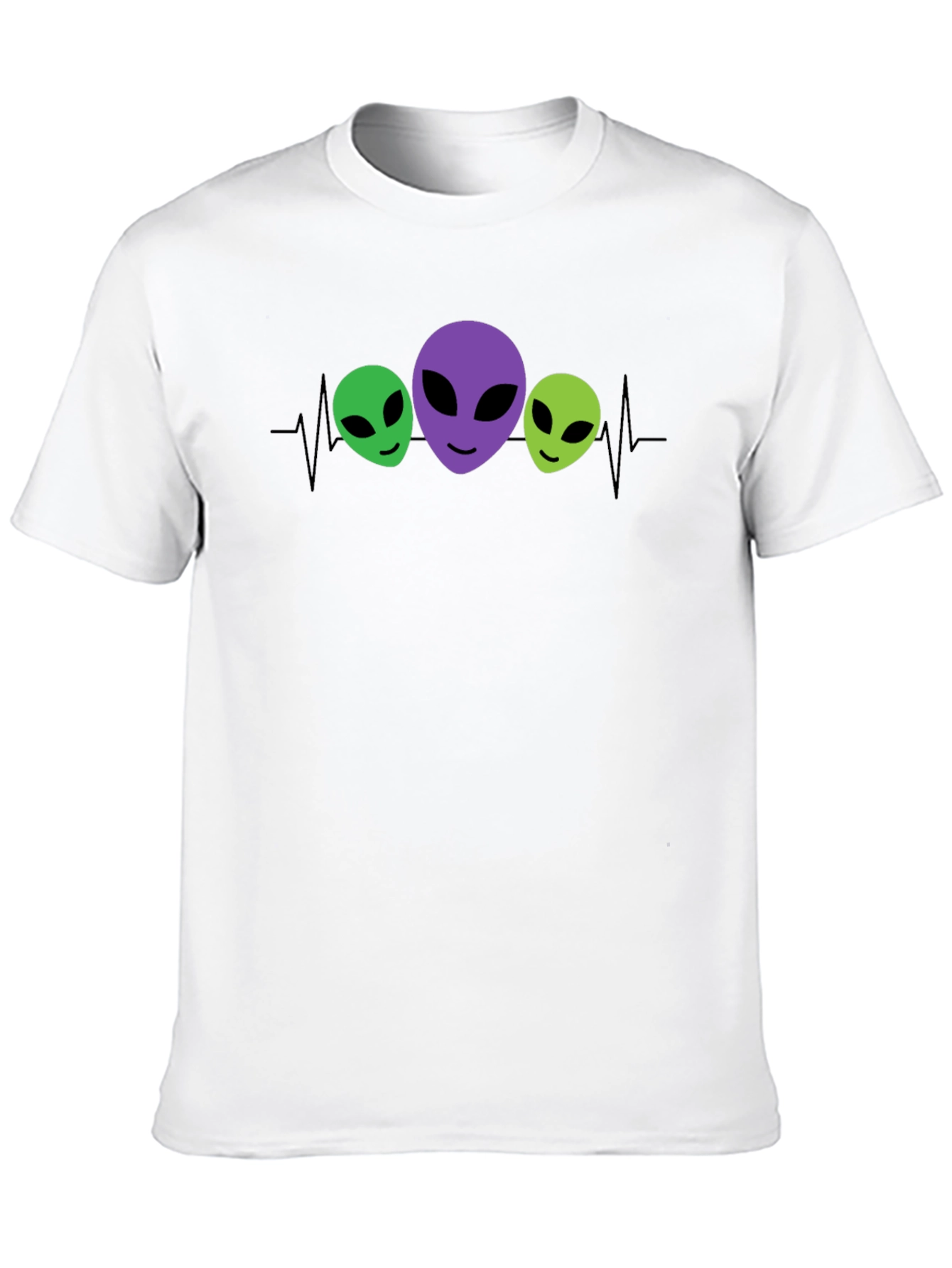 Alien Heartbeat T-Shirt - Novelty Graphic Tee