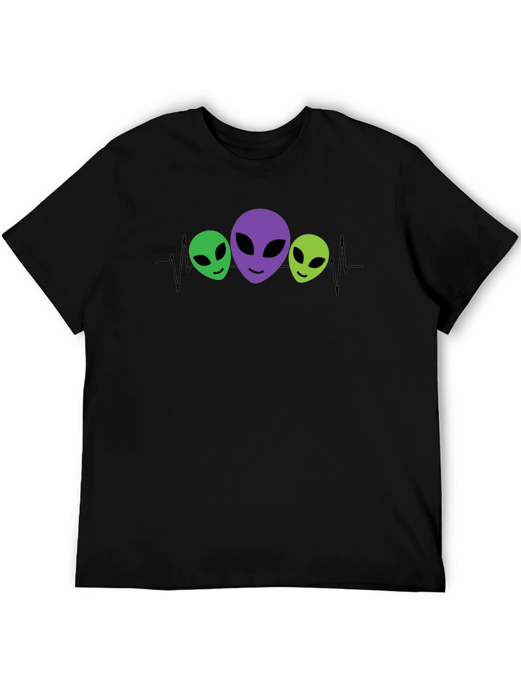 Alien Heartbeat T-Shirt - Novelty Graphic Tee