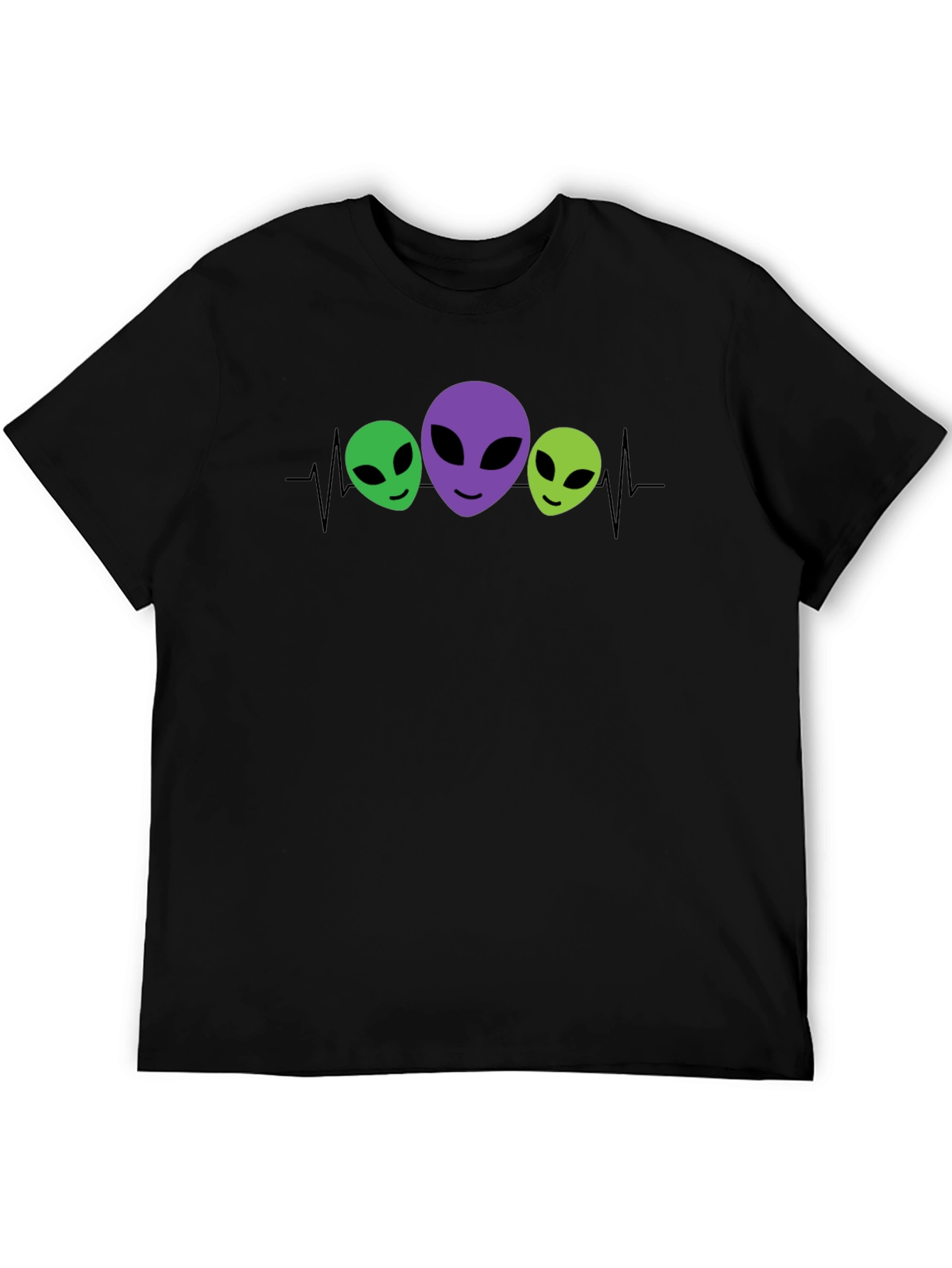 Alien Heartbeat T-Shirt - Novelty Graphic Tee