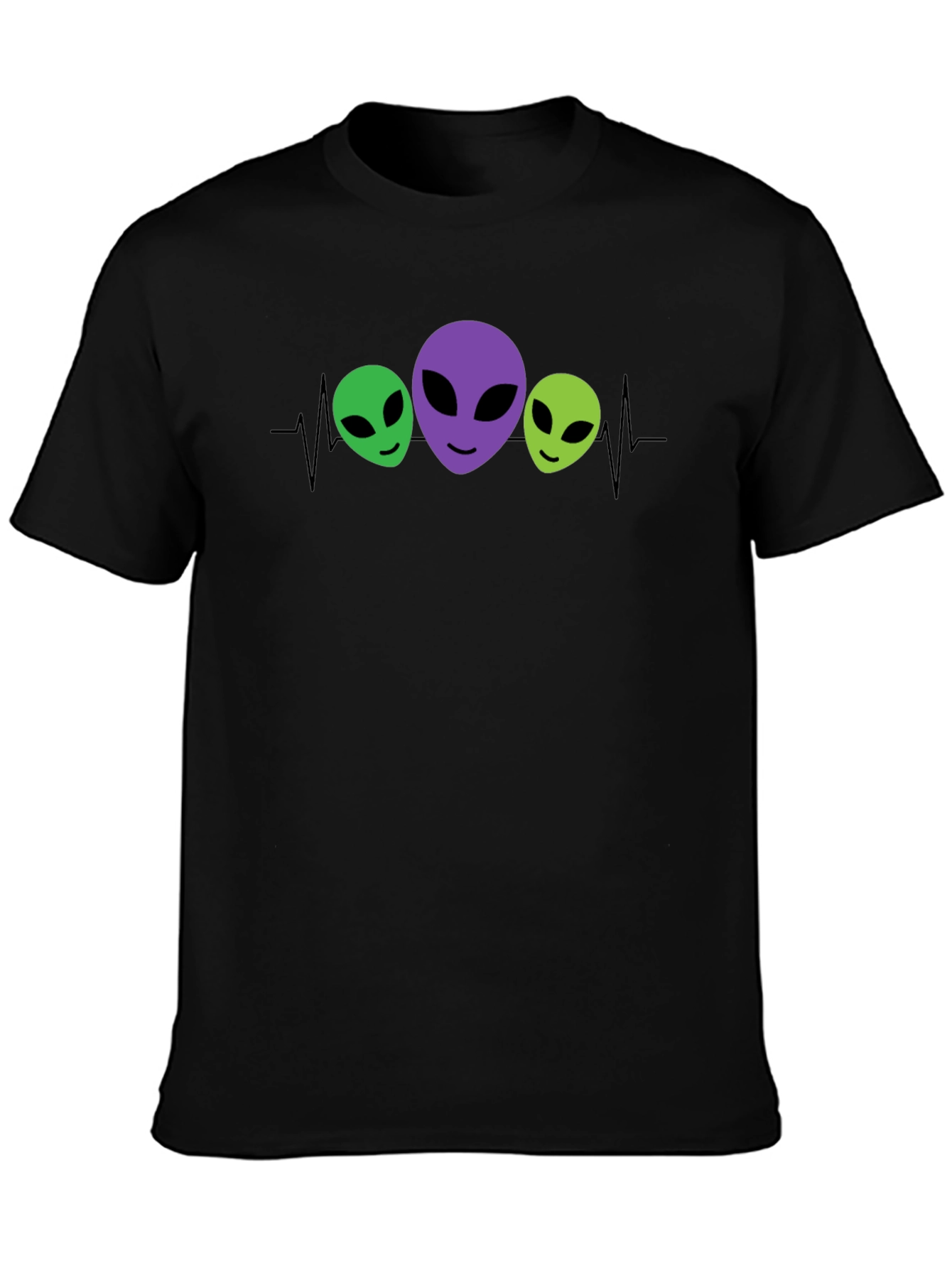 Alien Heartbeat T-Shirt - Novelty Graphic Tee